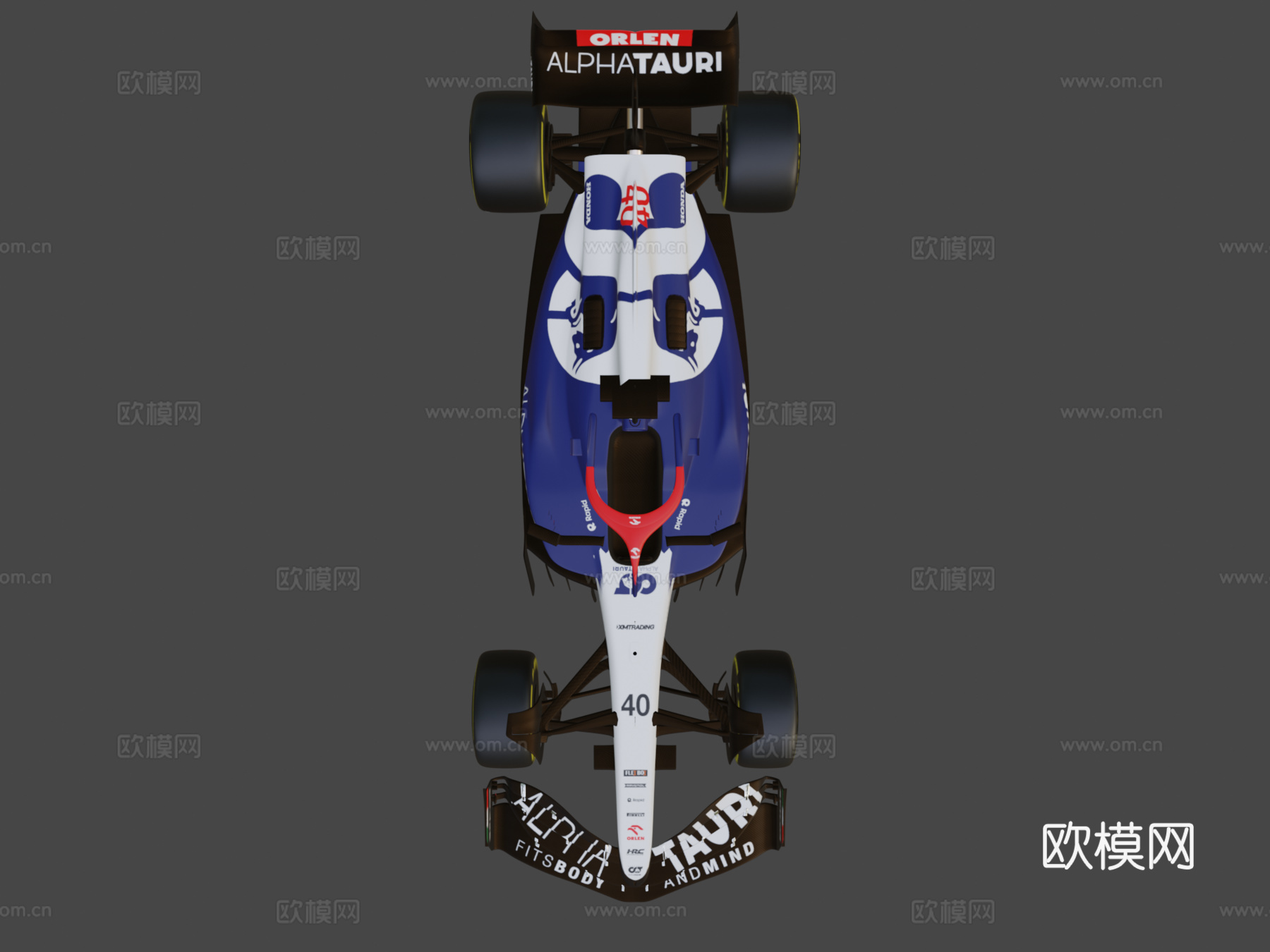AlphaTauri AT04 20233d模型下载（渲染图7）