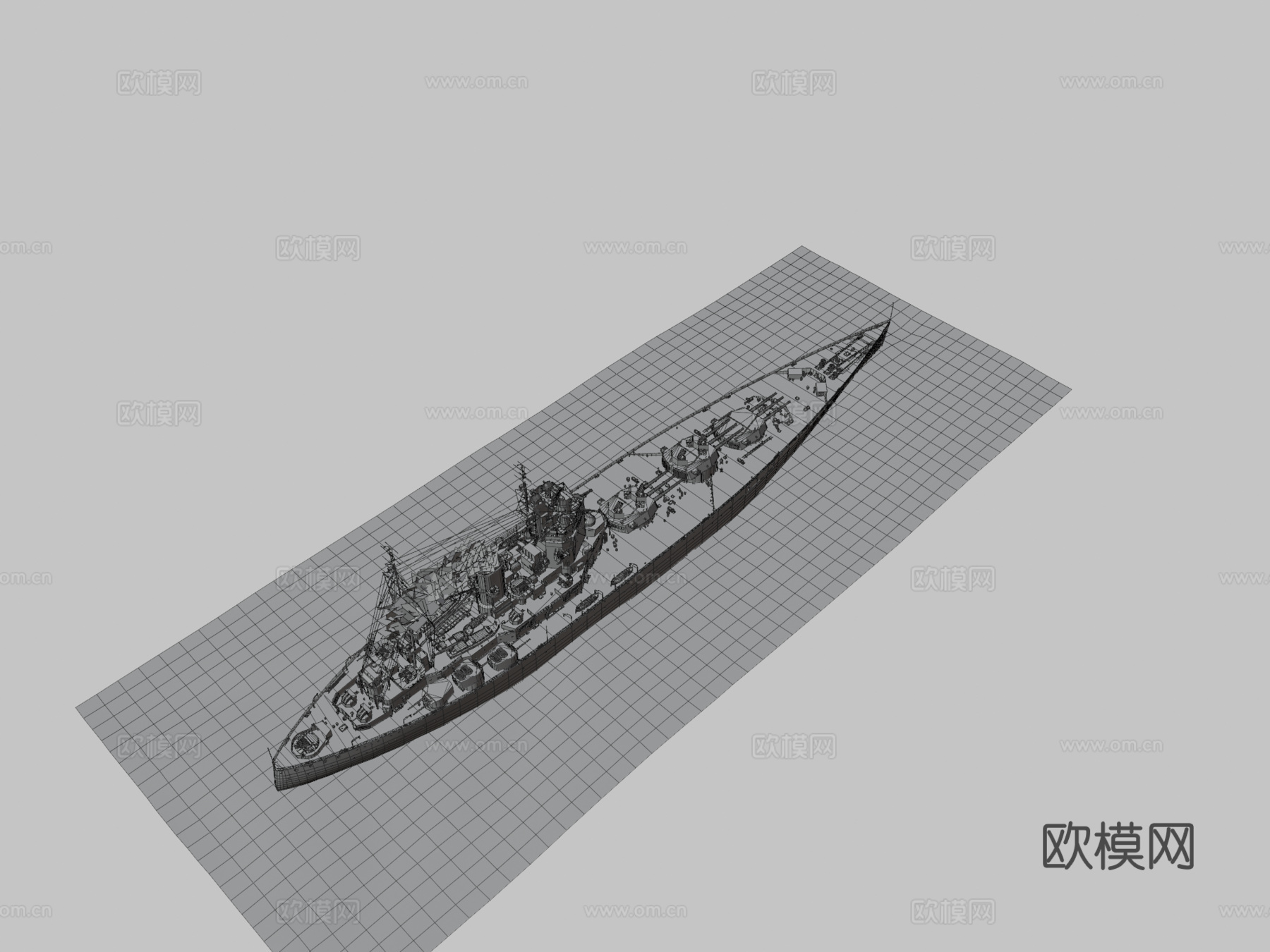 纳尔逊3d模型下载（渲染图3）