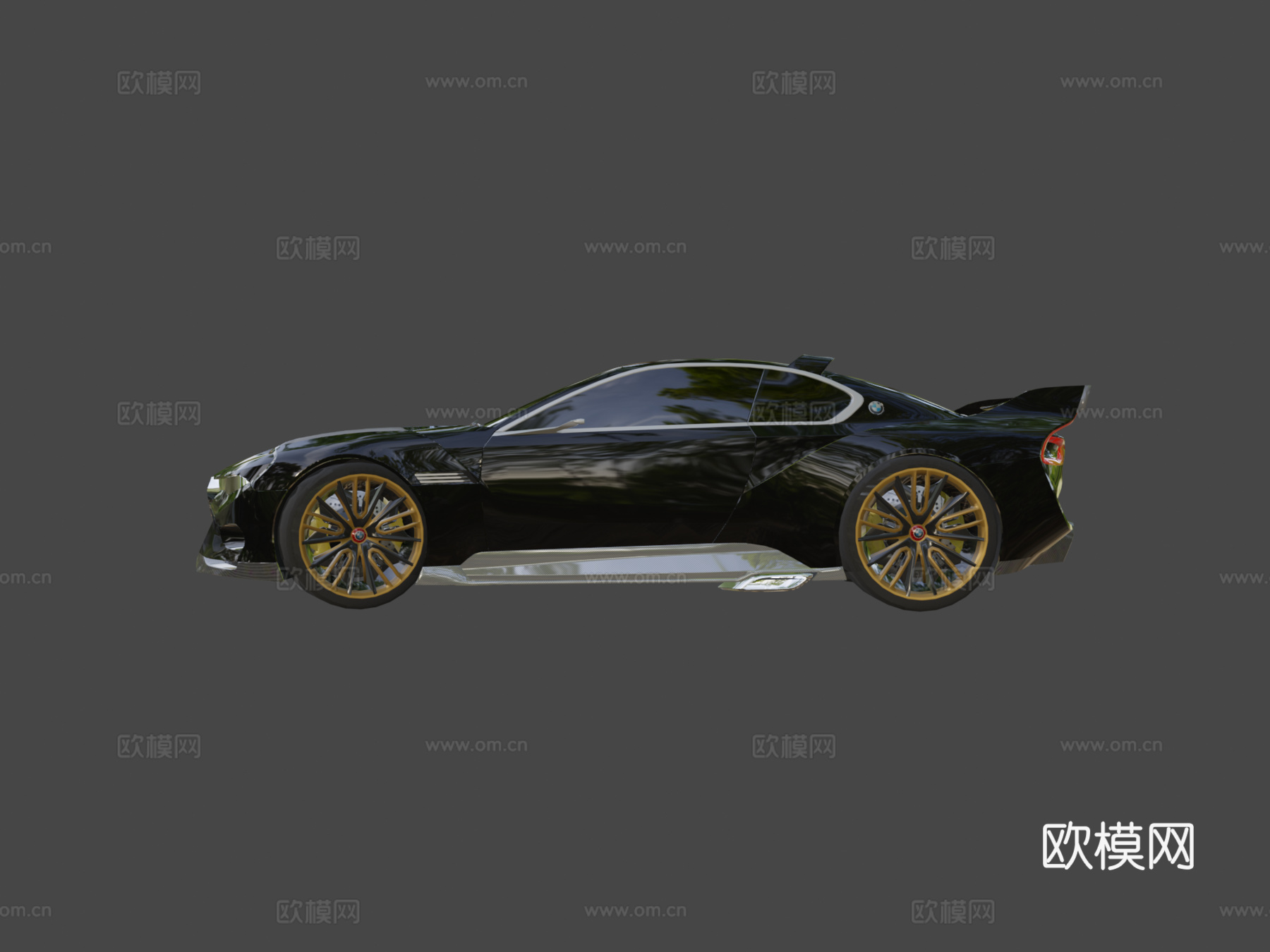 宝马3.0 CSL致敬R3d模型下载（渲染图6）
