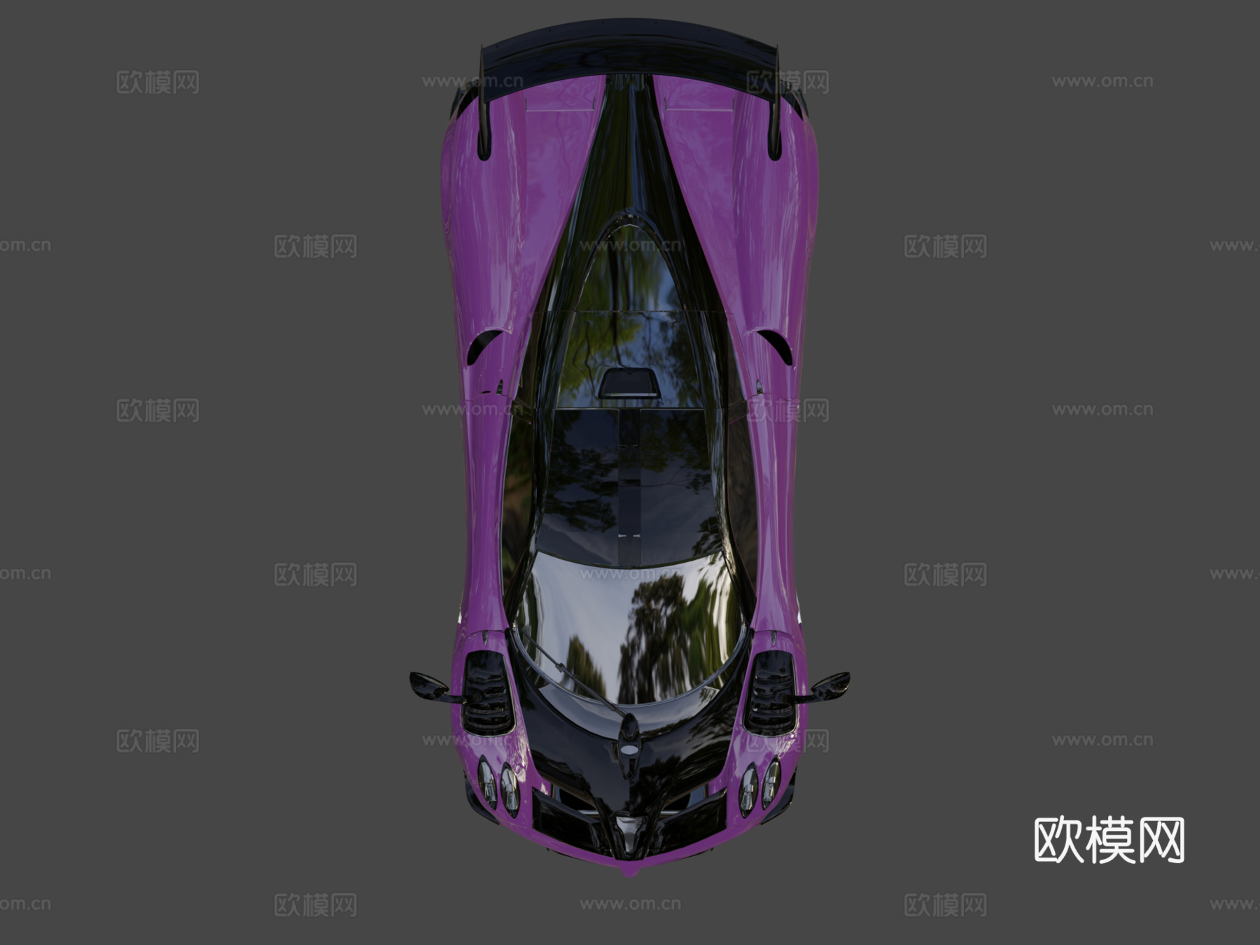帕加尼 Huayra3d模型下载（渲染图7）