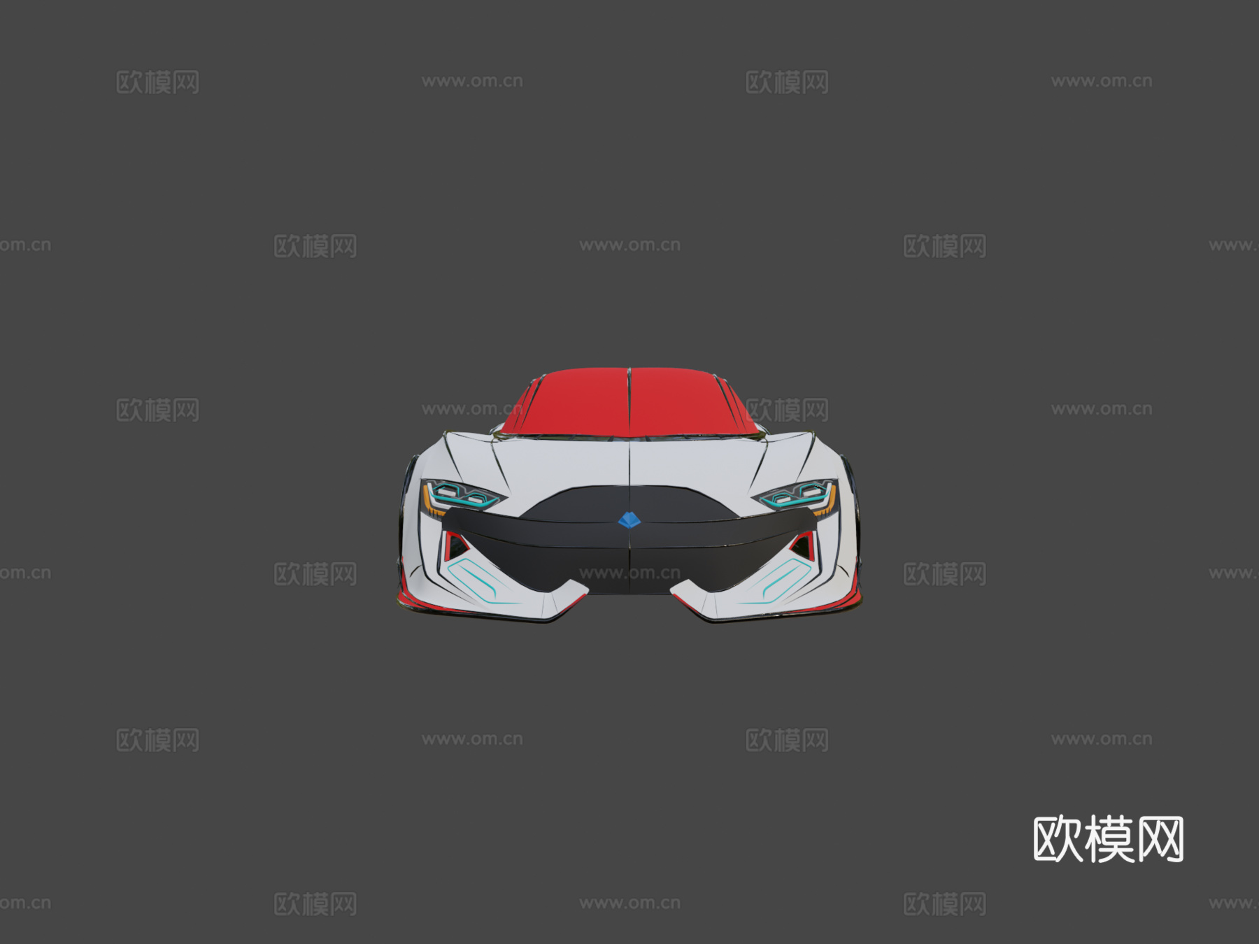 超级跑车VR草图（重力草图）3d模型下载（渲染图5）