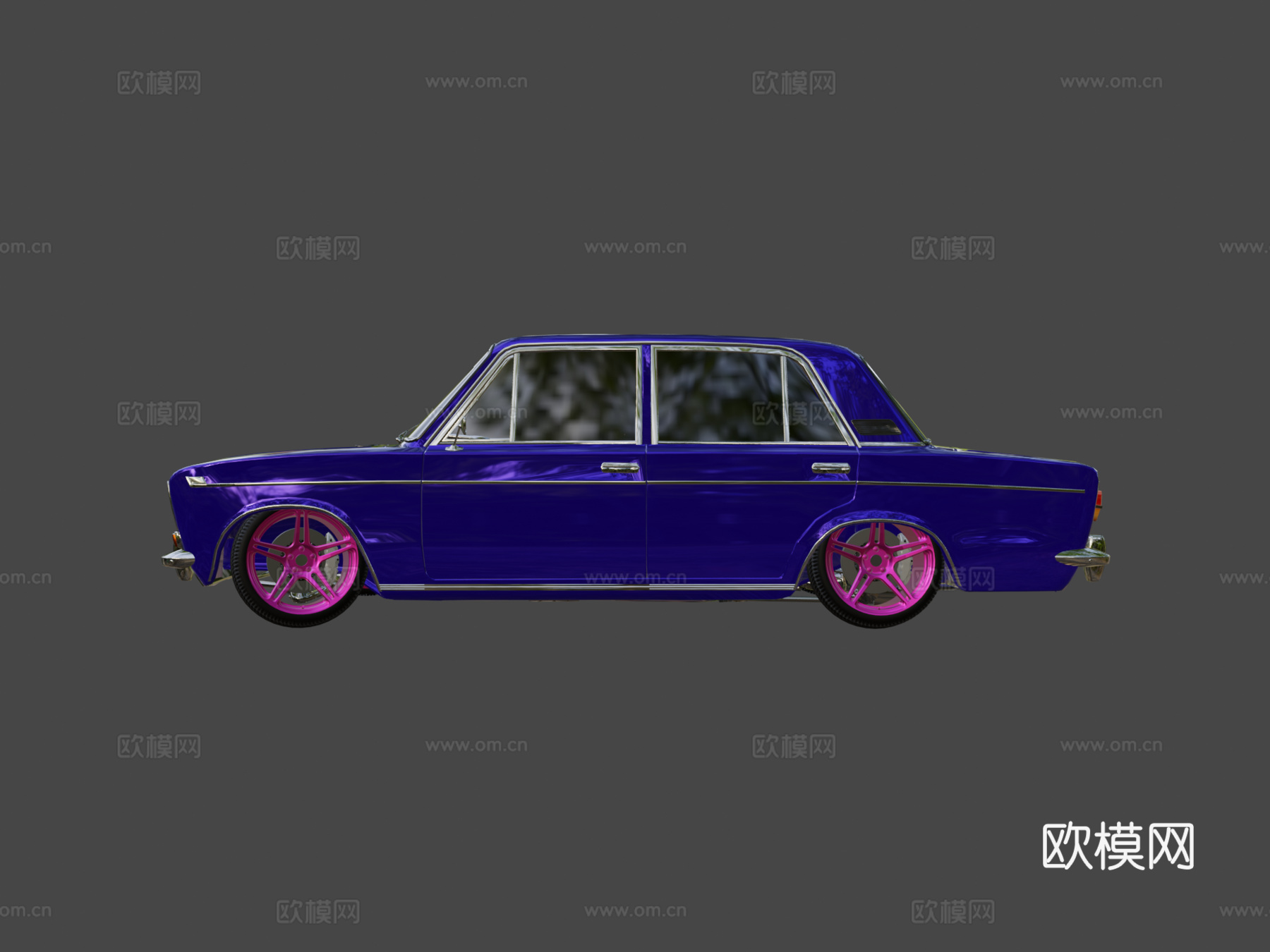 拉达 VAZ-2103 [日古利]3d模型下载（渲染图6）