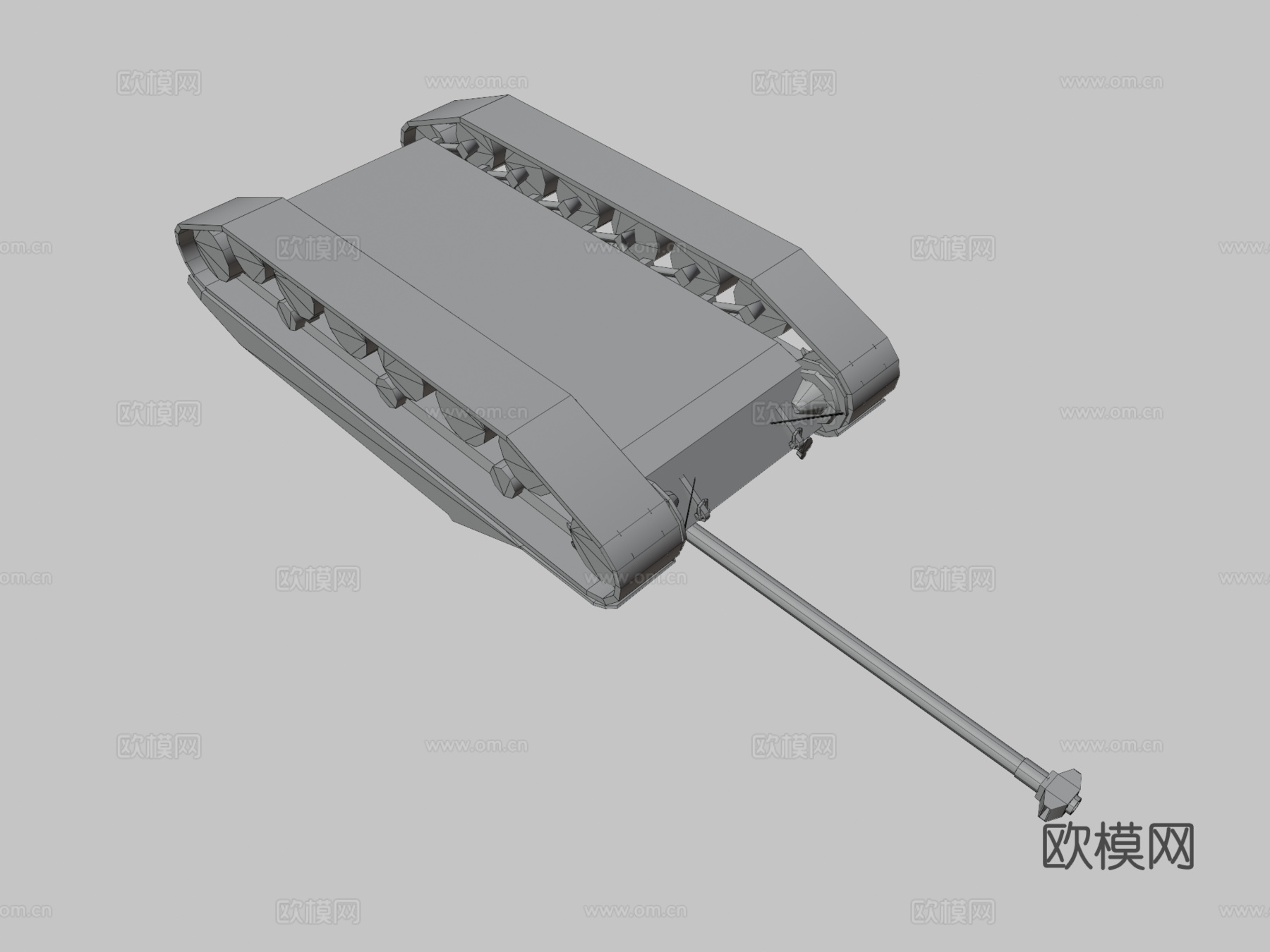 ВAT.-СHÂTILLON 25 T 火枪手3d模型下载（渲染图3）