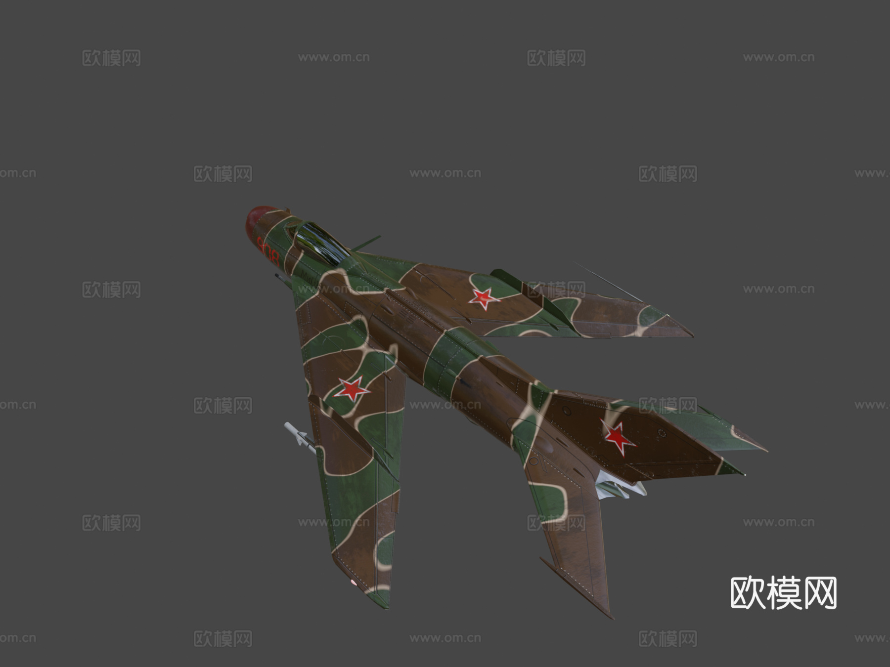 米高扬-古列维奇 MiG-193d模型下载（渲染图7）