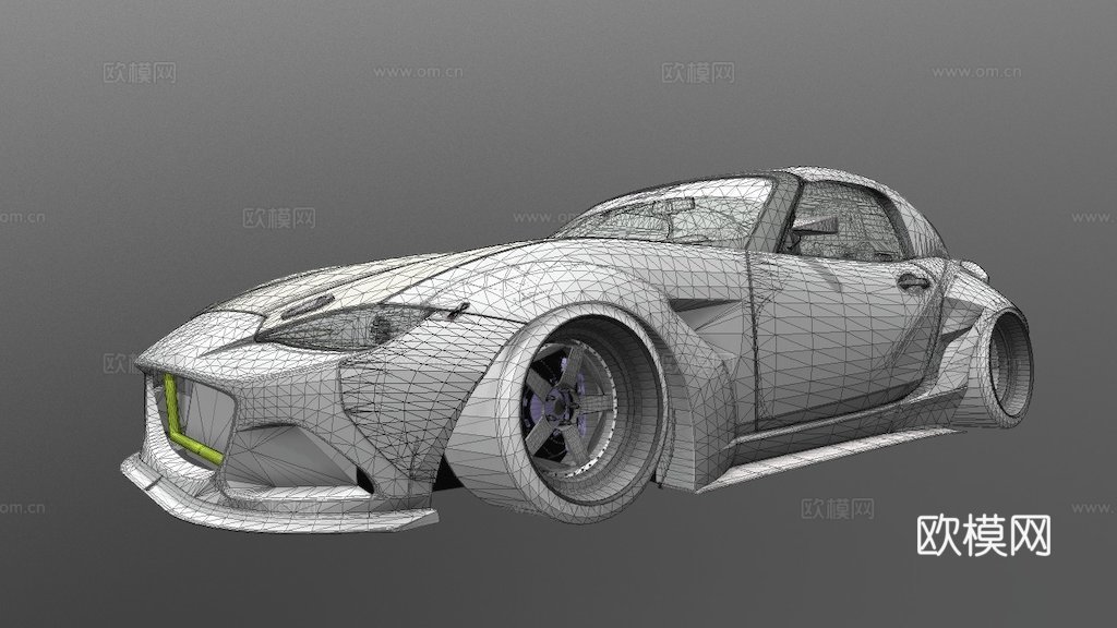 马自达Miata3d模型下载（渲染图1）