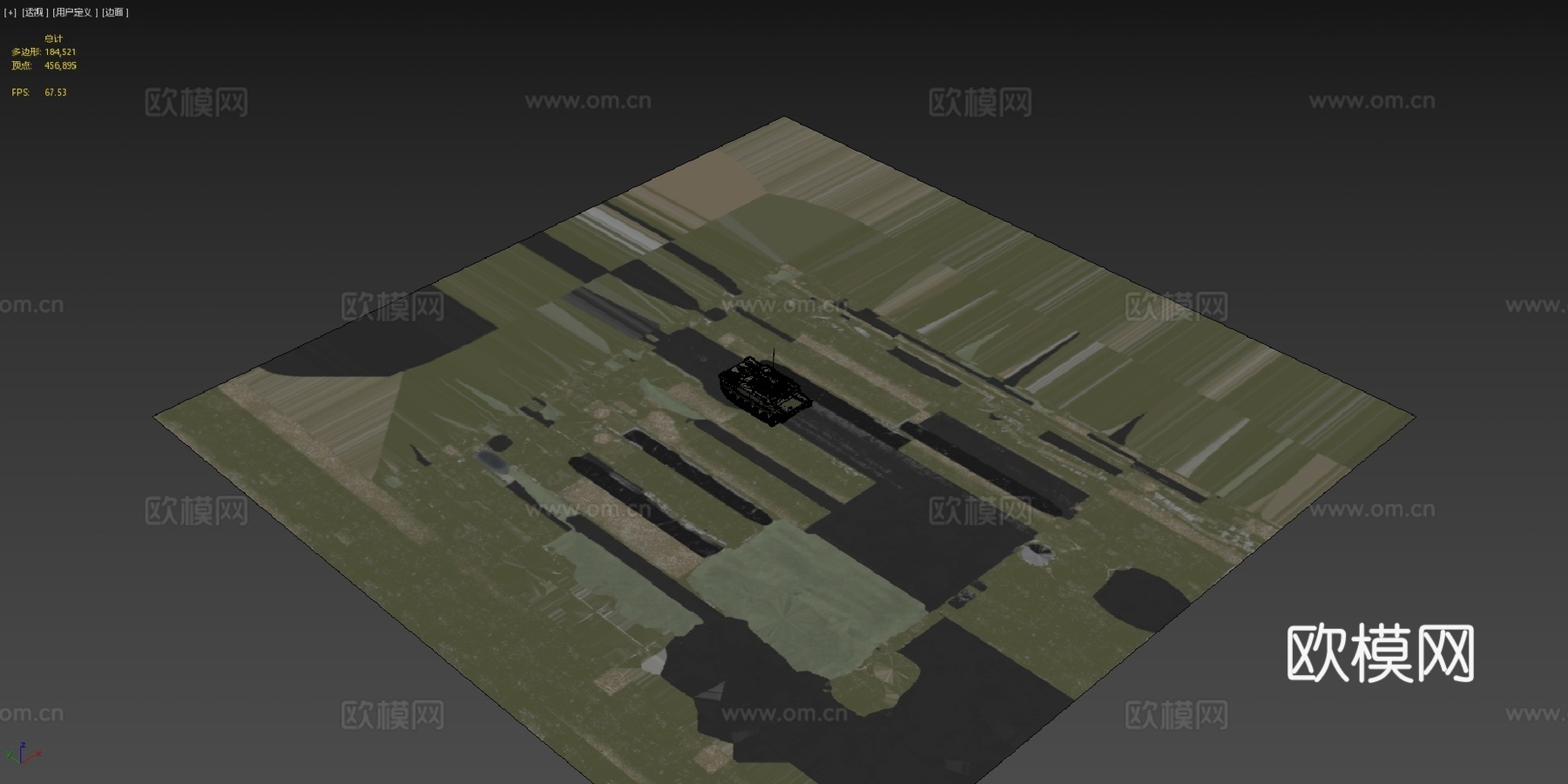 BMP-3俄罗斯步兵战车3d模型下载（渲染图4）