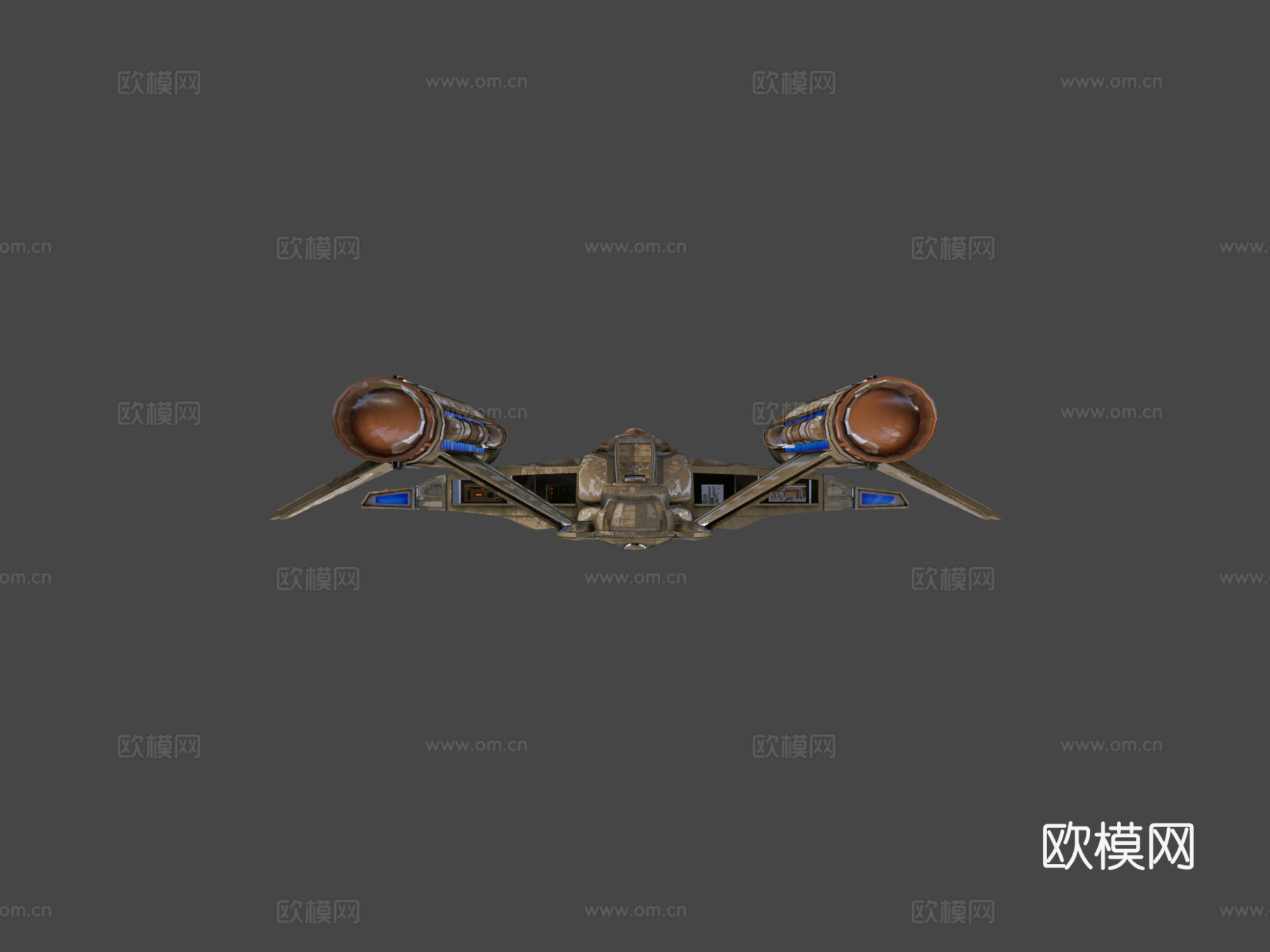 星际迷航 - 无畏型3d模型下载（渲染图6）