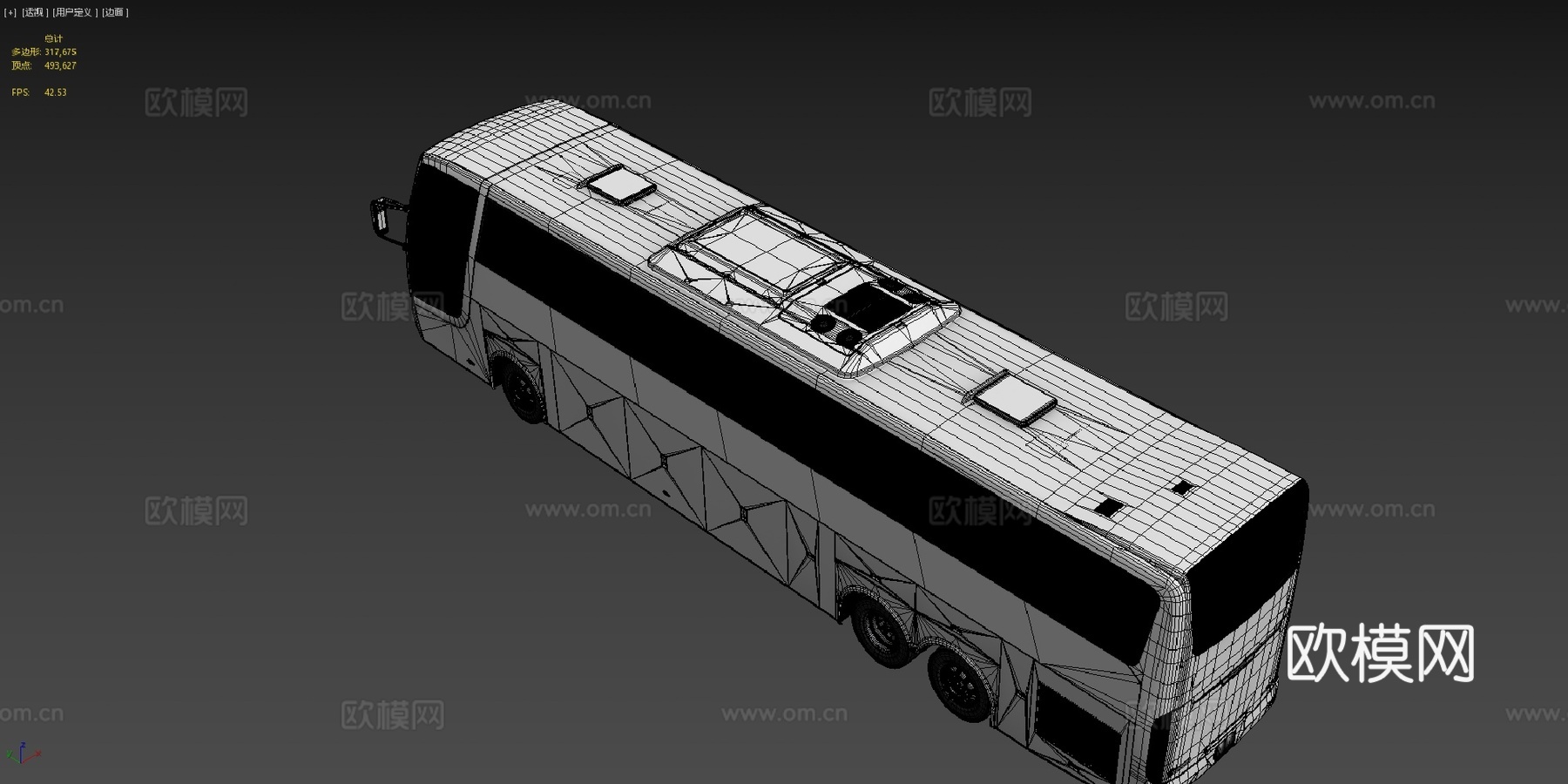 Jum Buss 380斯堪尼亚20073d模型下载（渲染图4）
