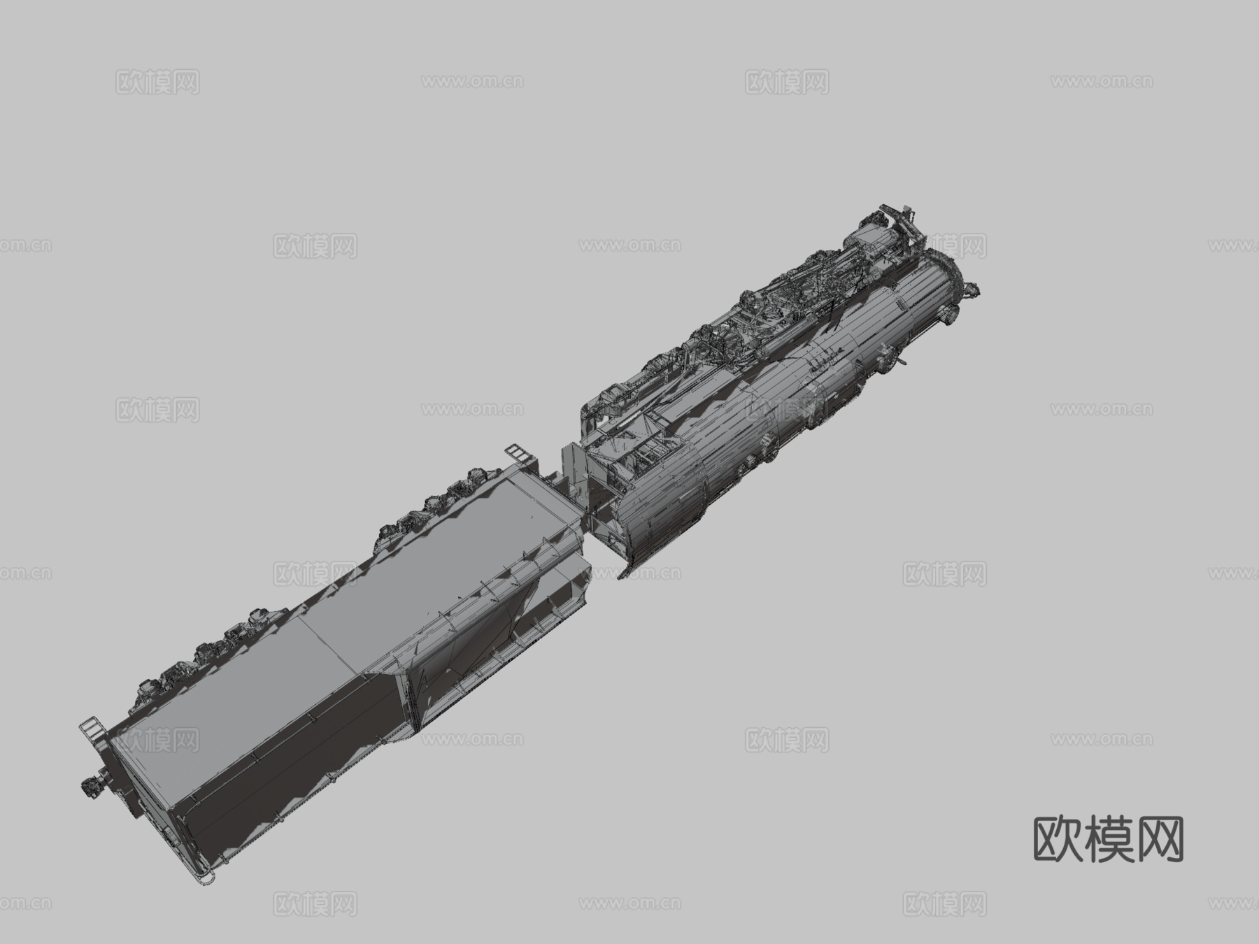 极地特快3d模型下载（渲染图3）