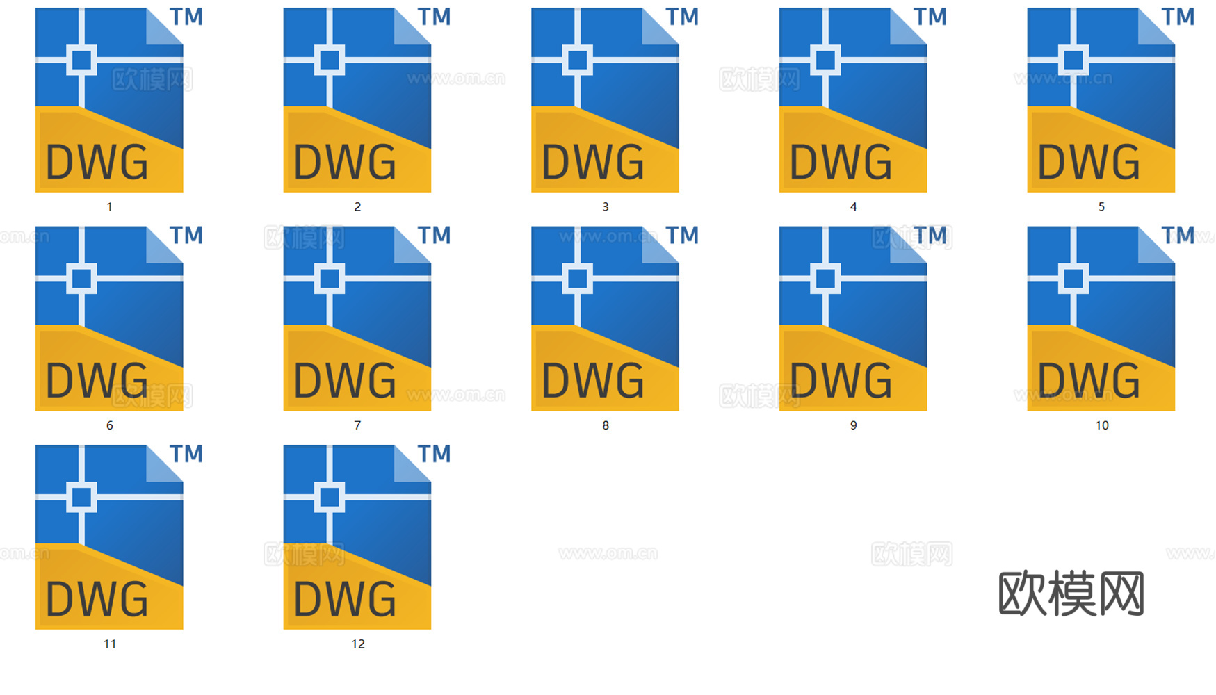12套现代风格常用室内木门CAD施工节点图最细整理合集cad施工图