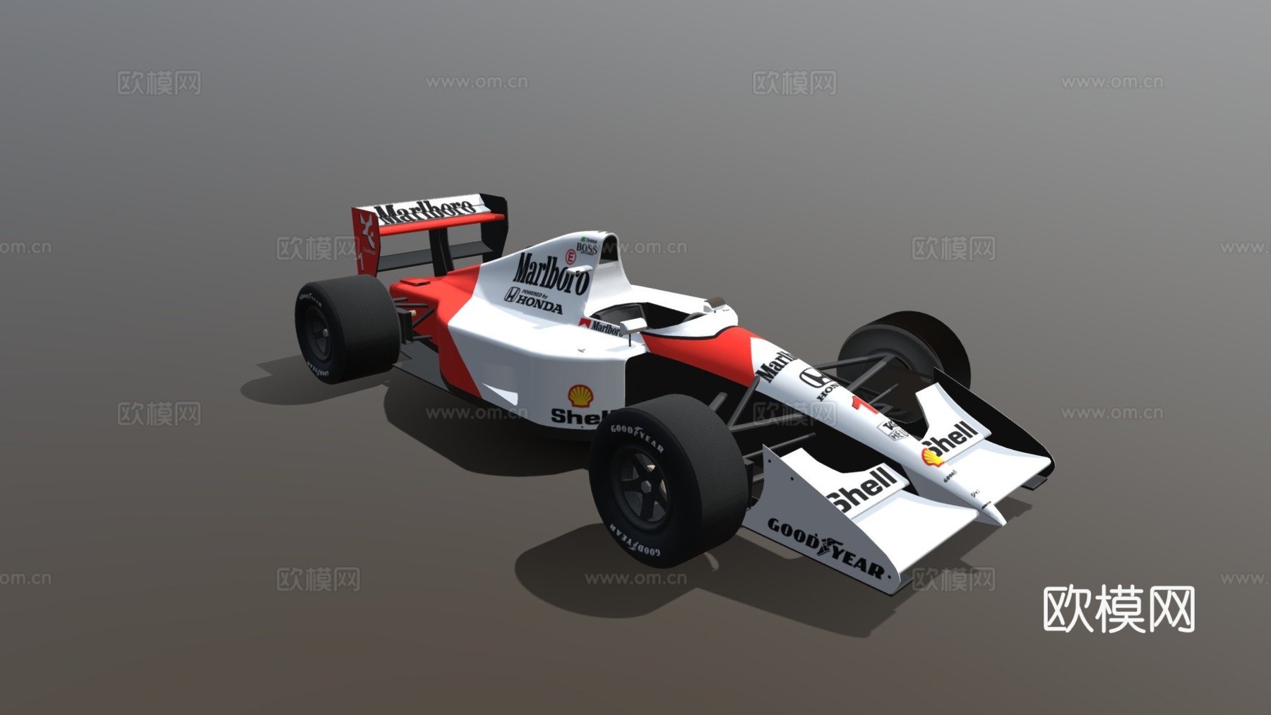 迈凯伦MP4-63d模型下载（渲染图1）