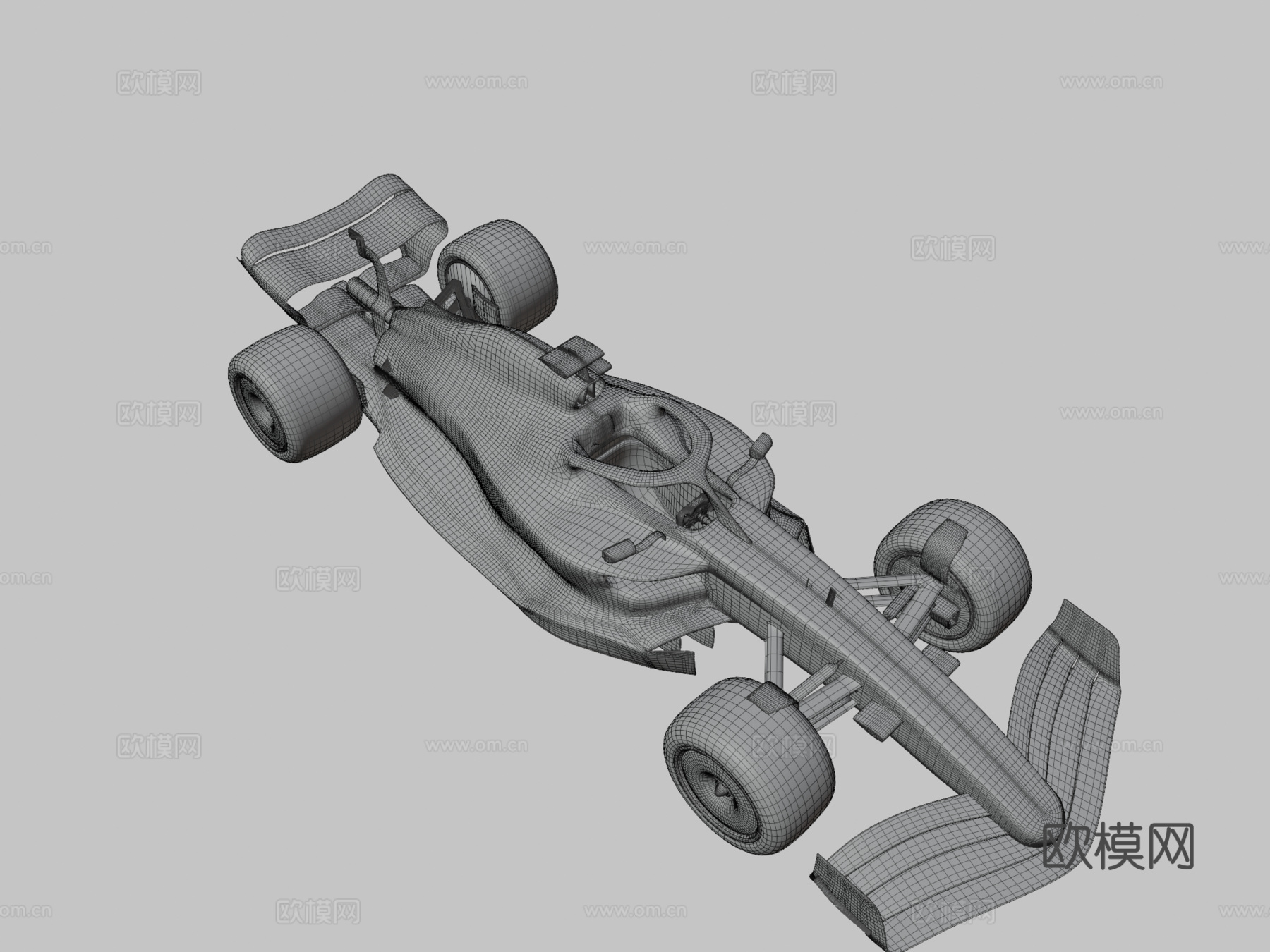 迈凯伦一级方程式2022粉丝自制概念车3d模型下载（渲染图3）