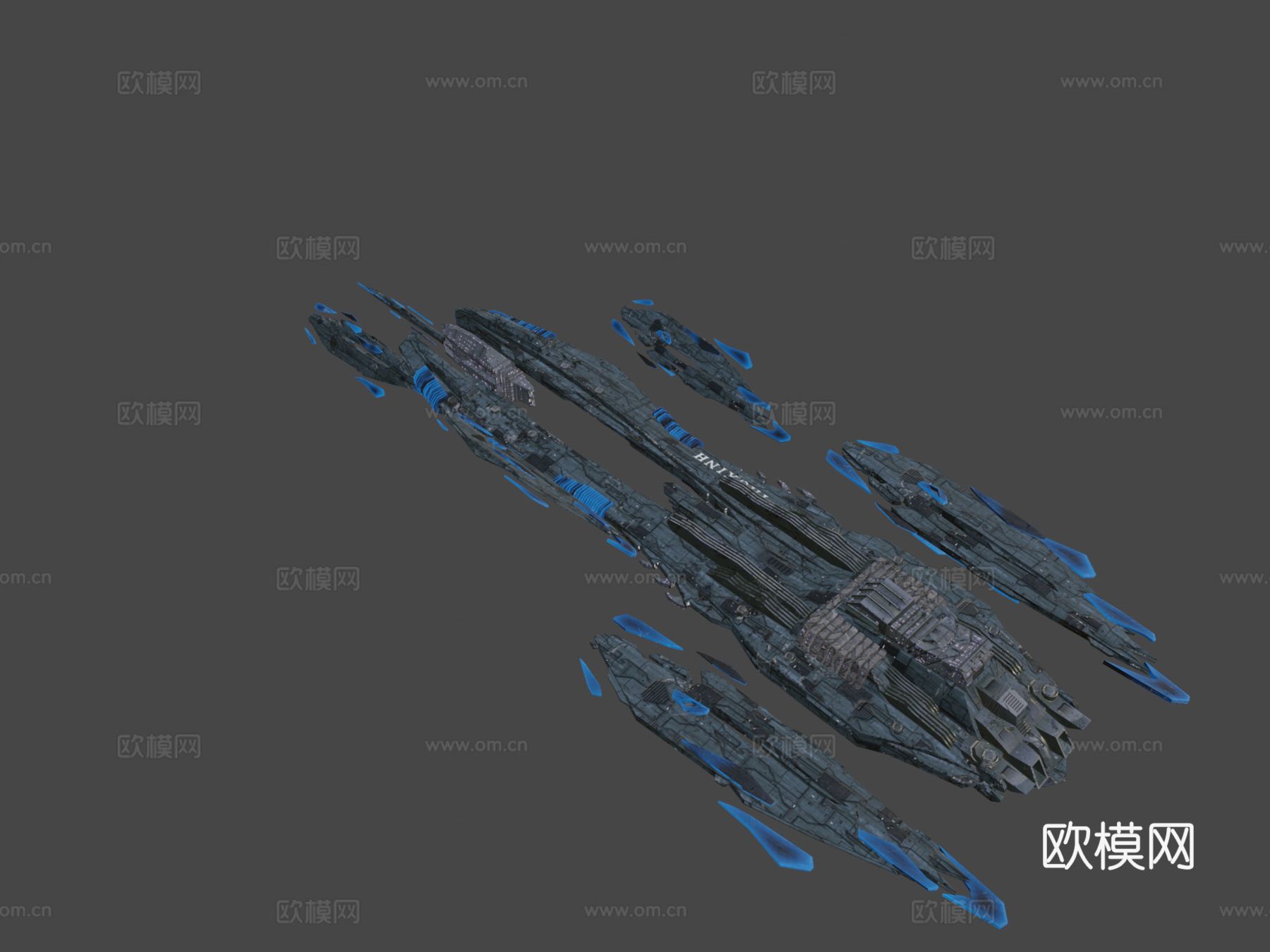 陶欣无畏舰3d模型下载（渲染图7）