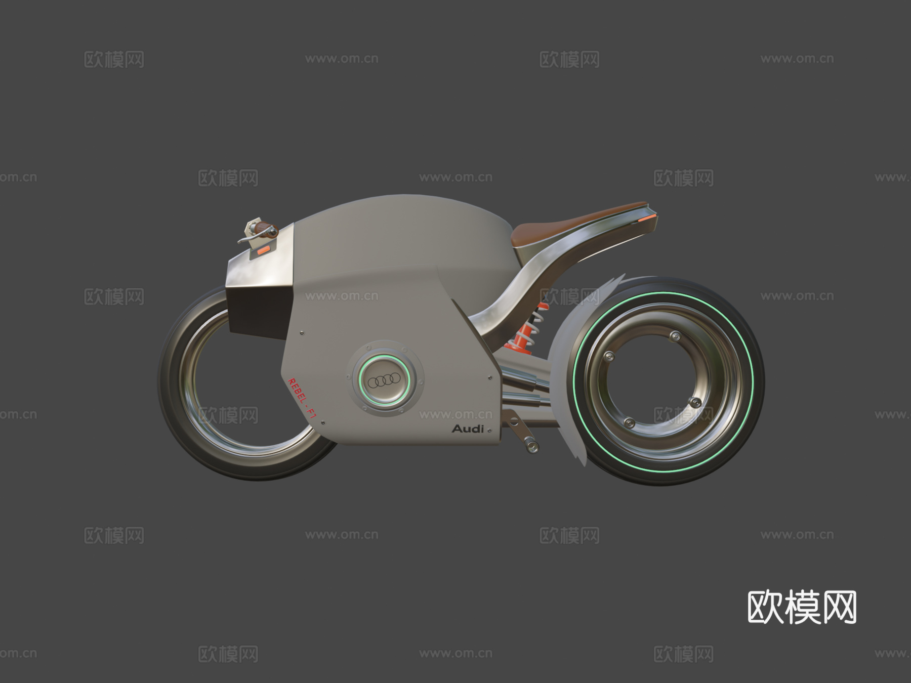 奥迪反叛者-一级方程式（高多边形）3d模型下载（渲染图7）