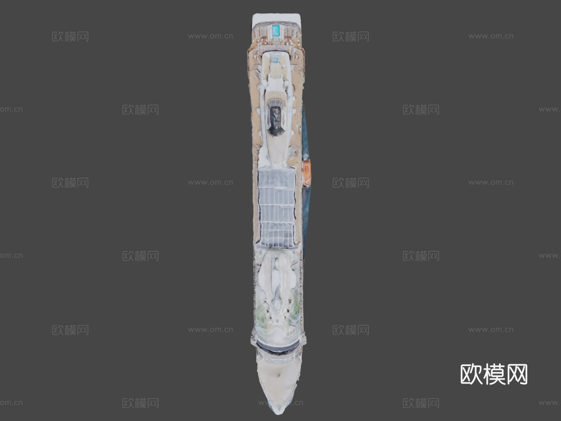 维京游轮3d模型下载（渲染图7）