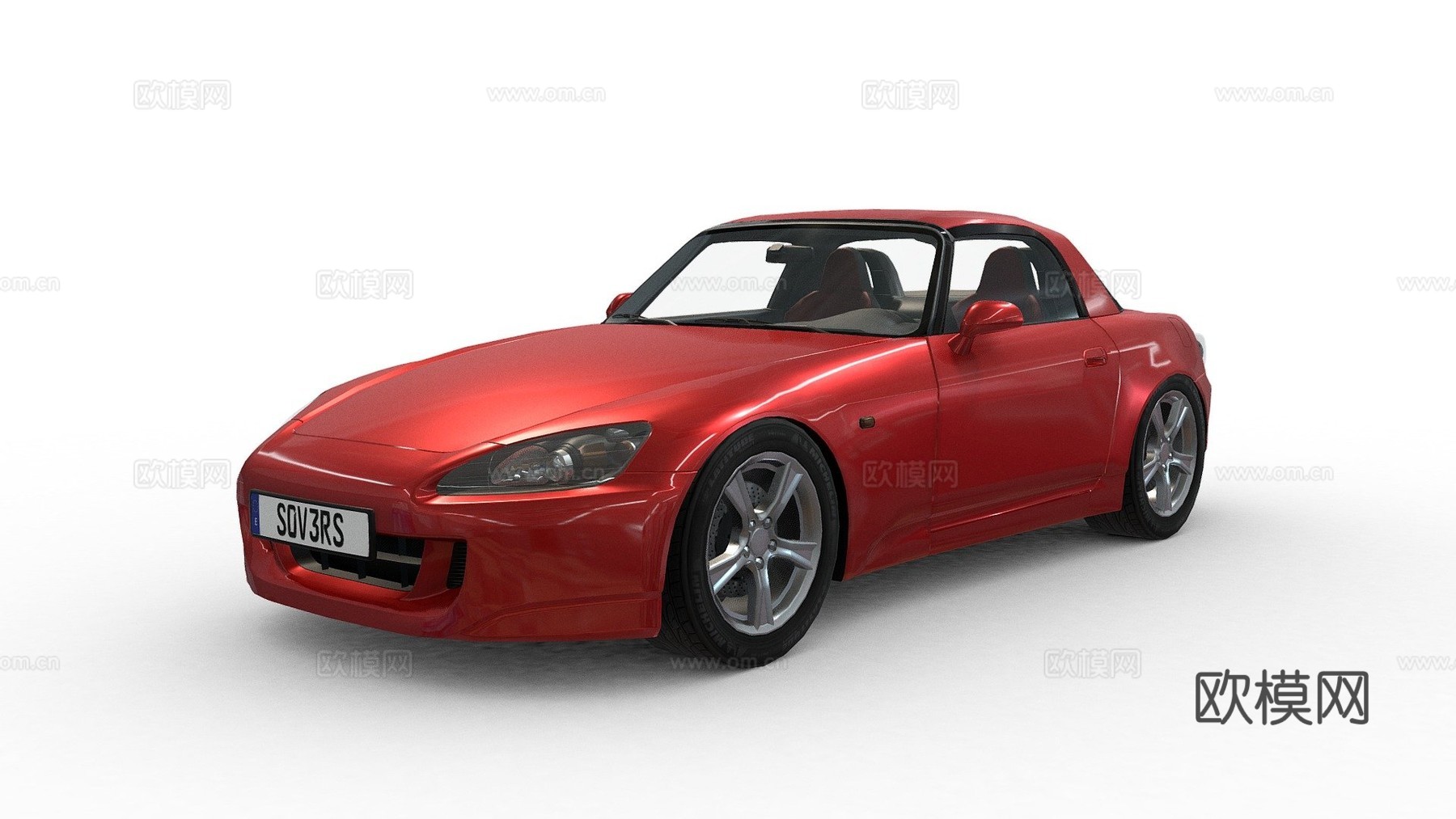 本田S20003d模型下载（渲染图1）