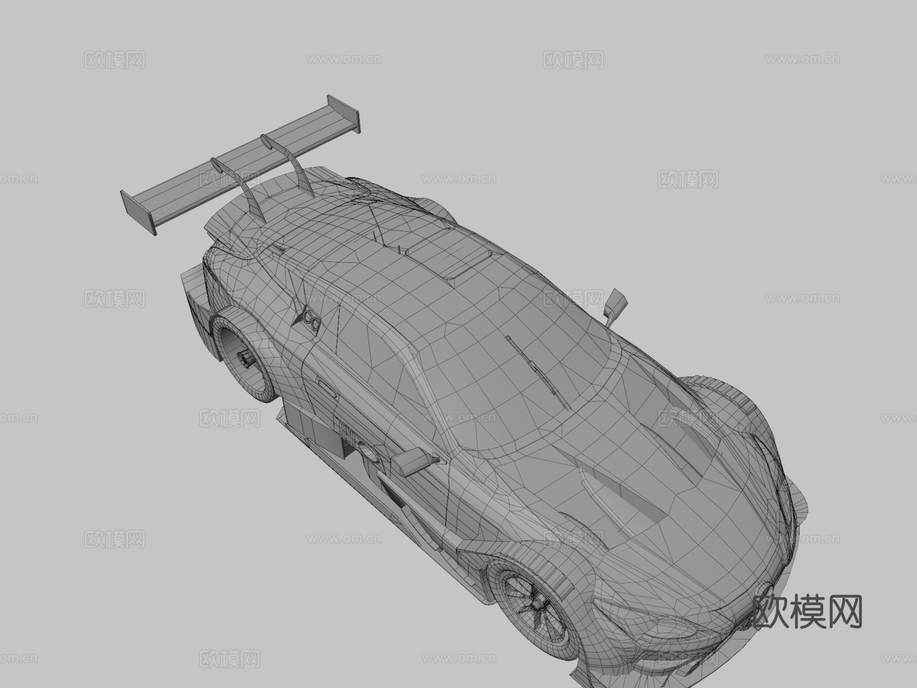 雷克萨斯LC500超级GT3d模型下载（渲染图3）