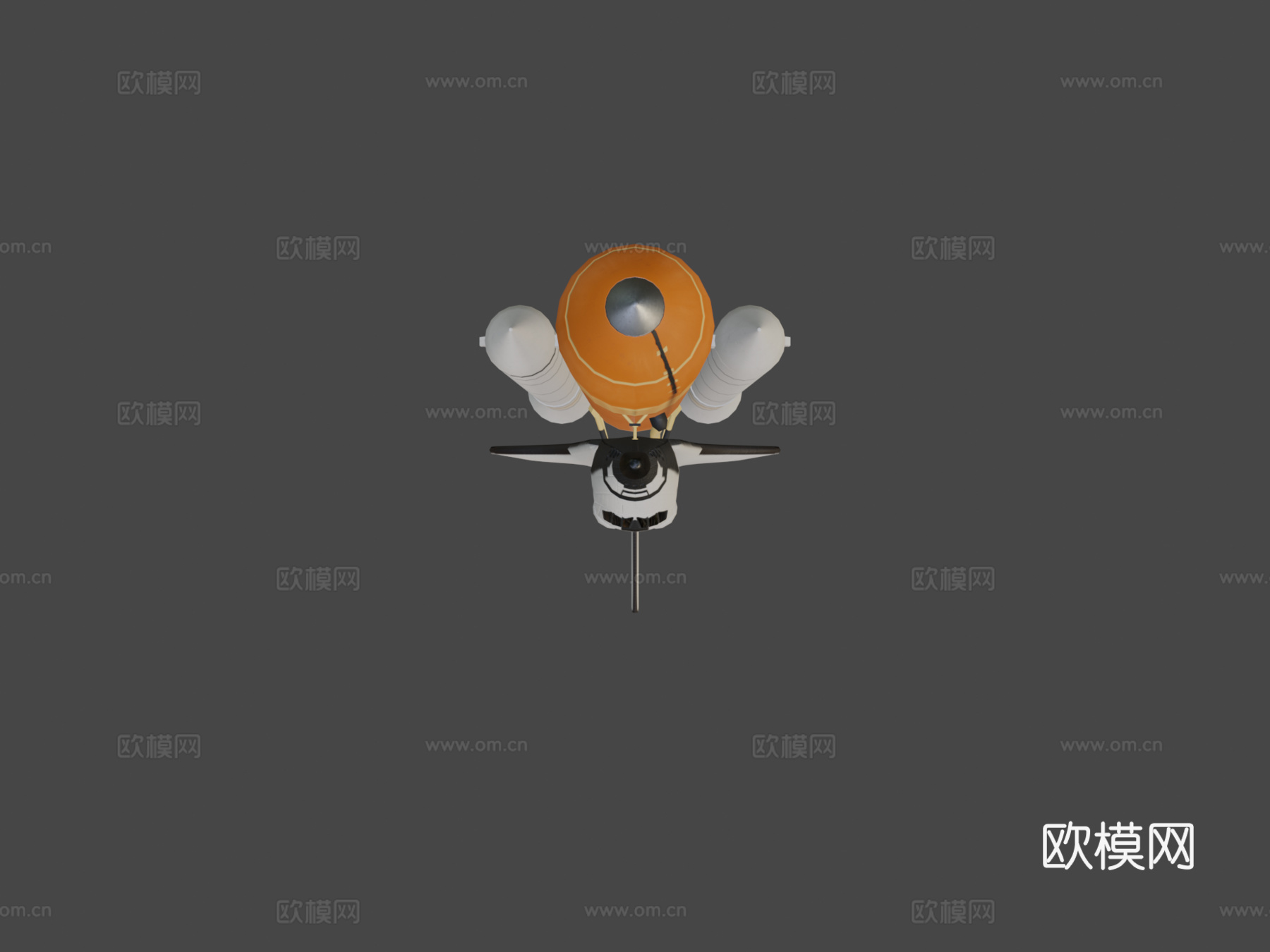 航天飞机3d模型下载（渲染图5）