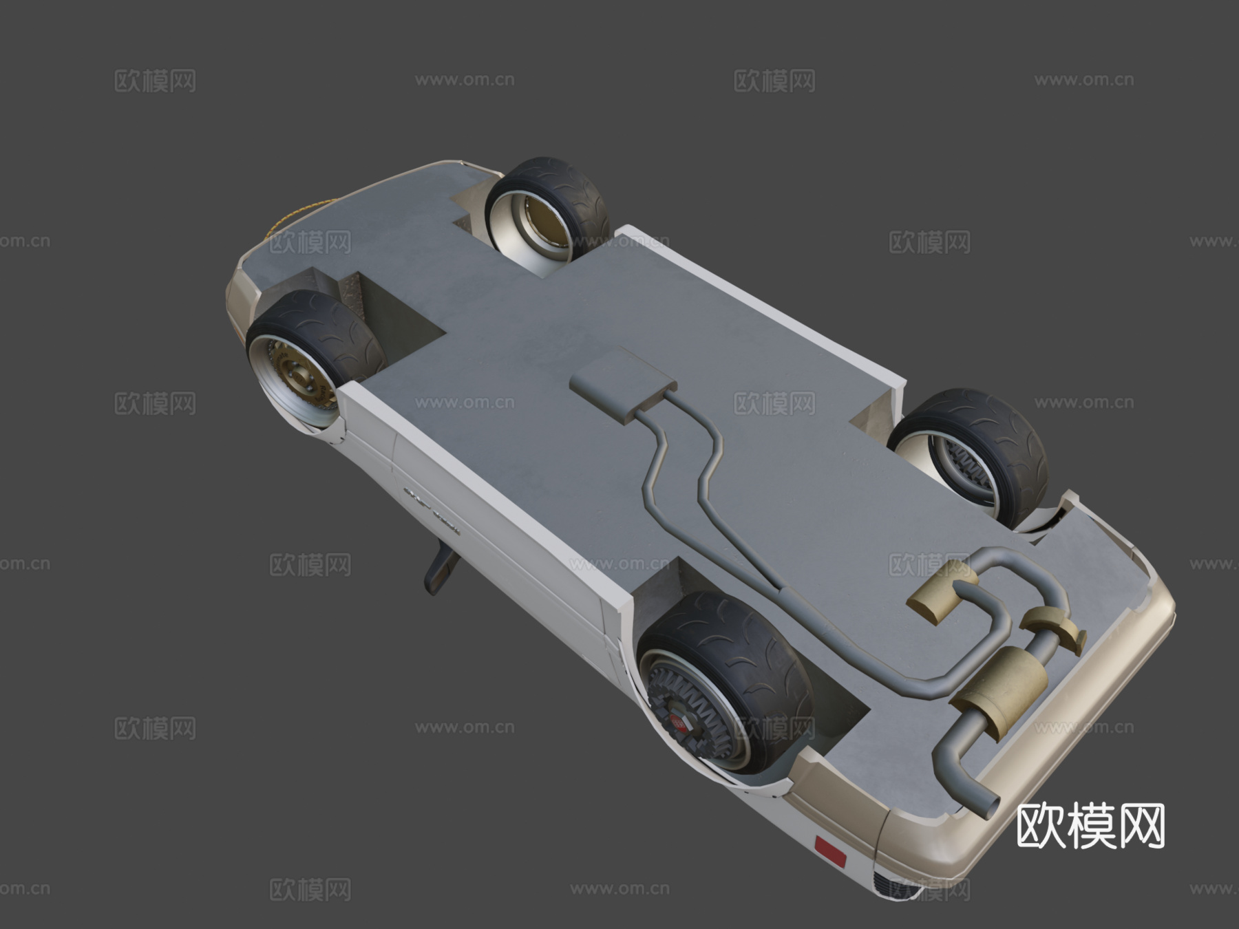 马自达 RX-7 FC 近未来改装3d模型下载（渲染图7）