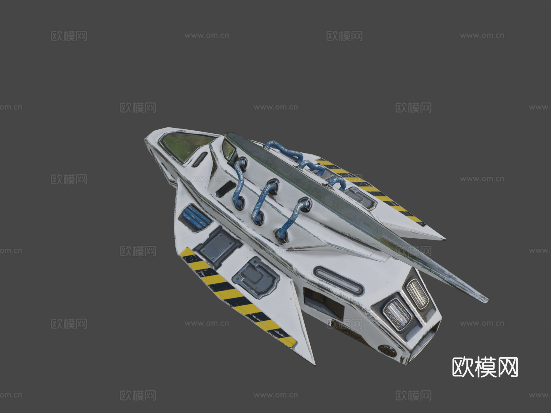 宇宙飞船3d模型下载（渲染图7）
