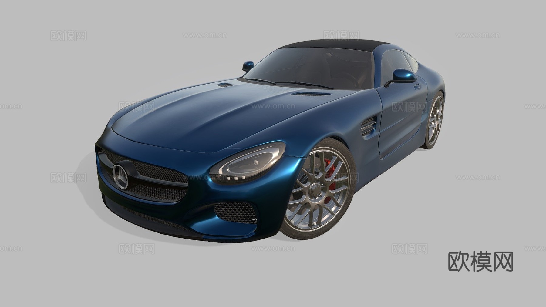 梅赛德斯-奔驰AMG-GT 20153d模型下载（渲染图1）