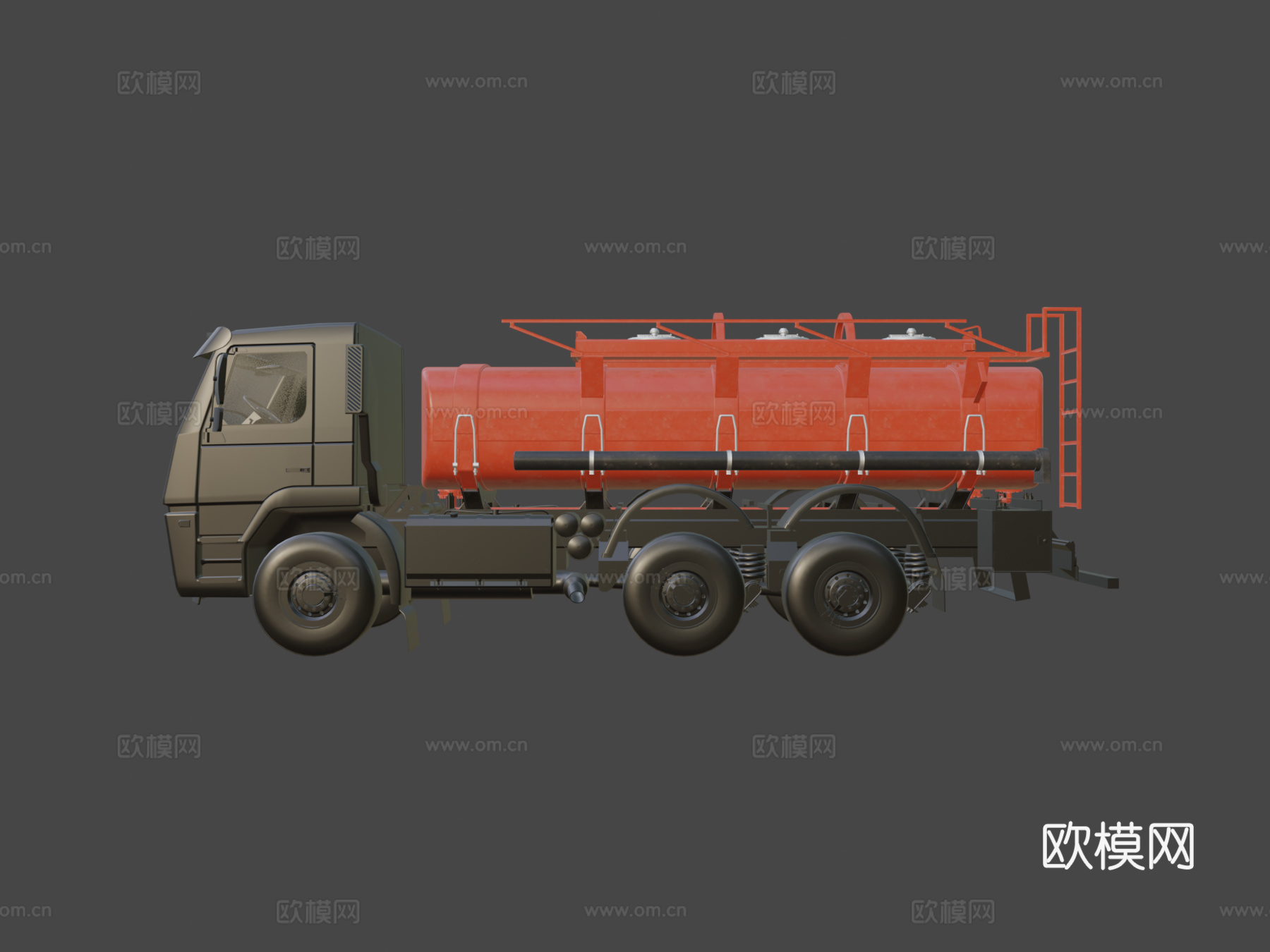 通用油罐车3d模型下载（渲染图7）