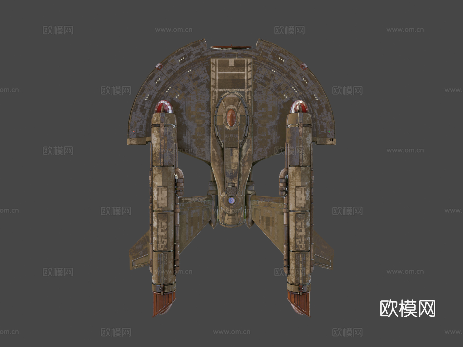 星际迷航 - 无畏型3d模型下载（渲染图8）