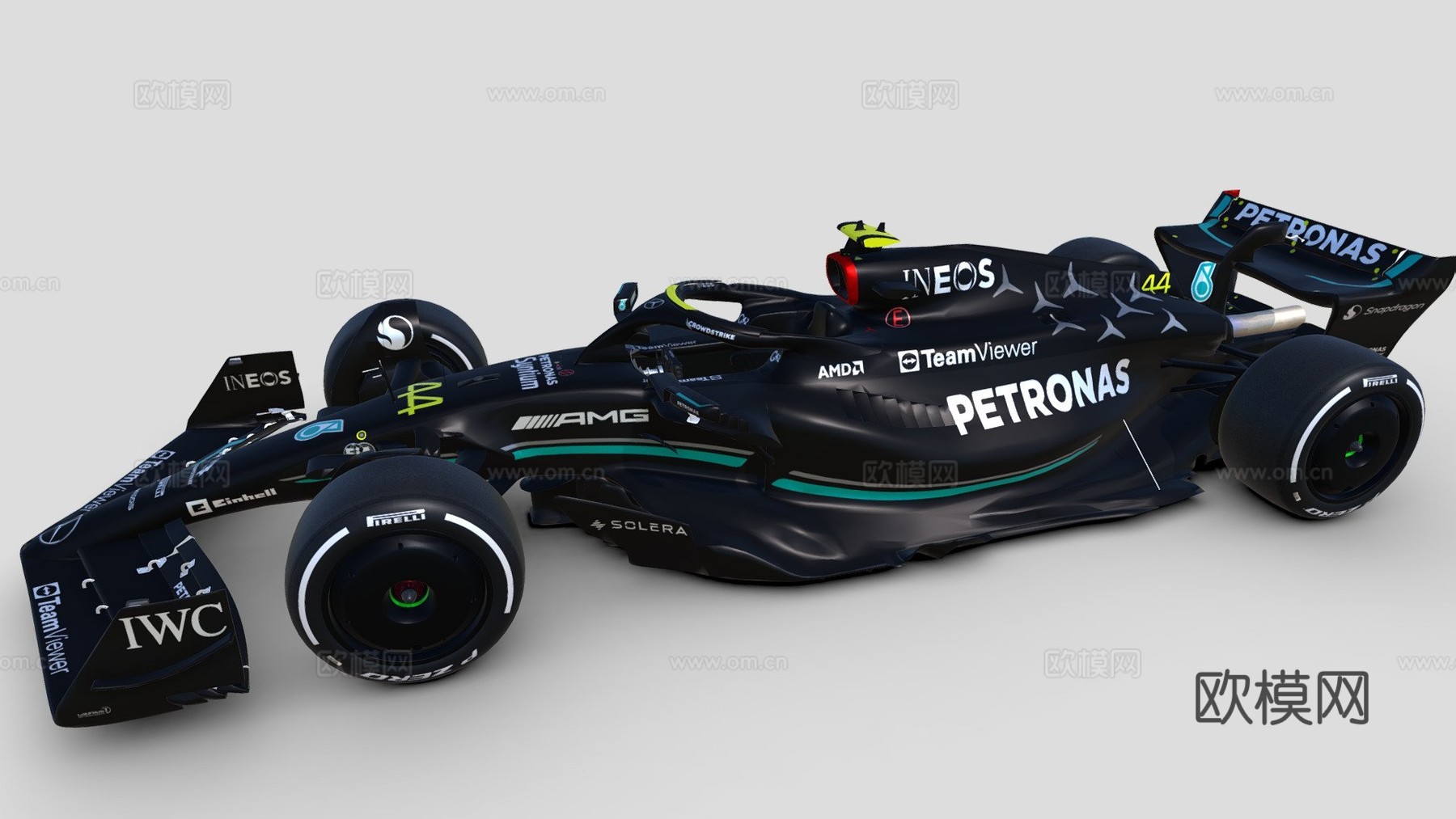 F1 2023 梅赛德斯 W143d模型下载（渲染图1）