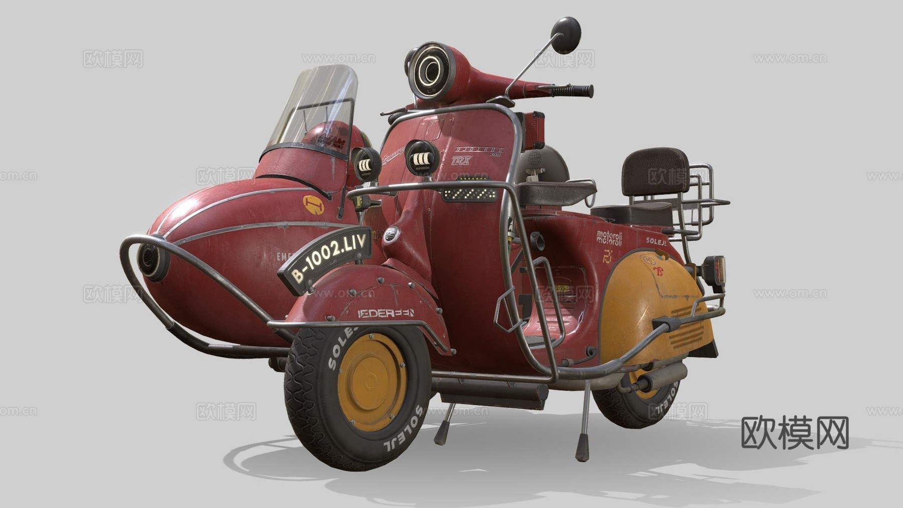 Tjapoeng Djotang 3003d模型下载（渲染图1）