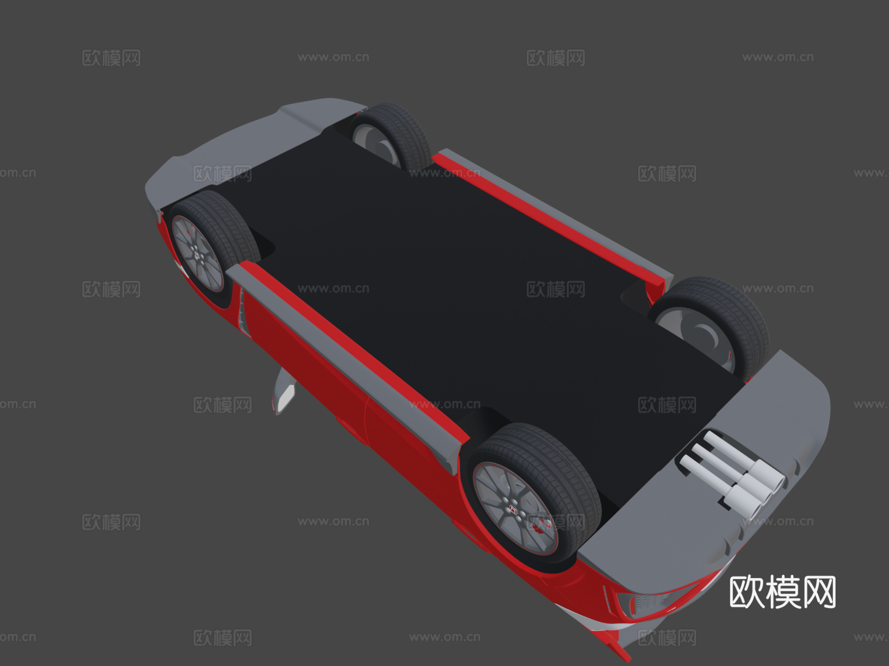 本田思域Type R 20183d模型下载（渲染图8）