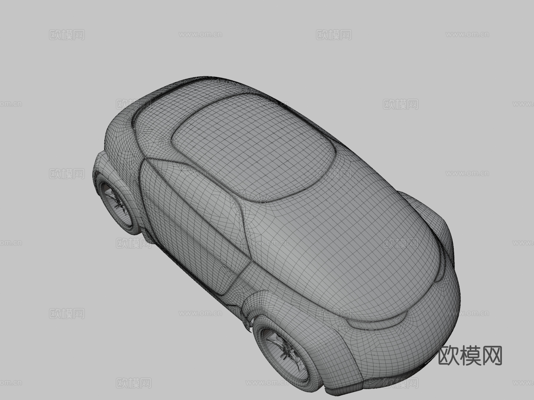 概念车001-公共领域（CC0）3d模型下载（渲染图3）