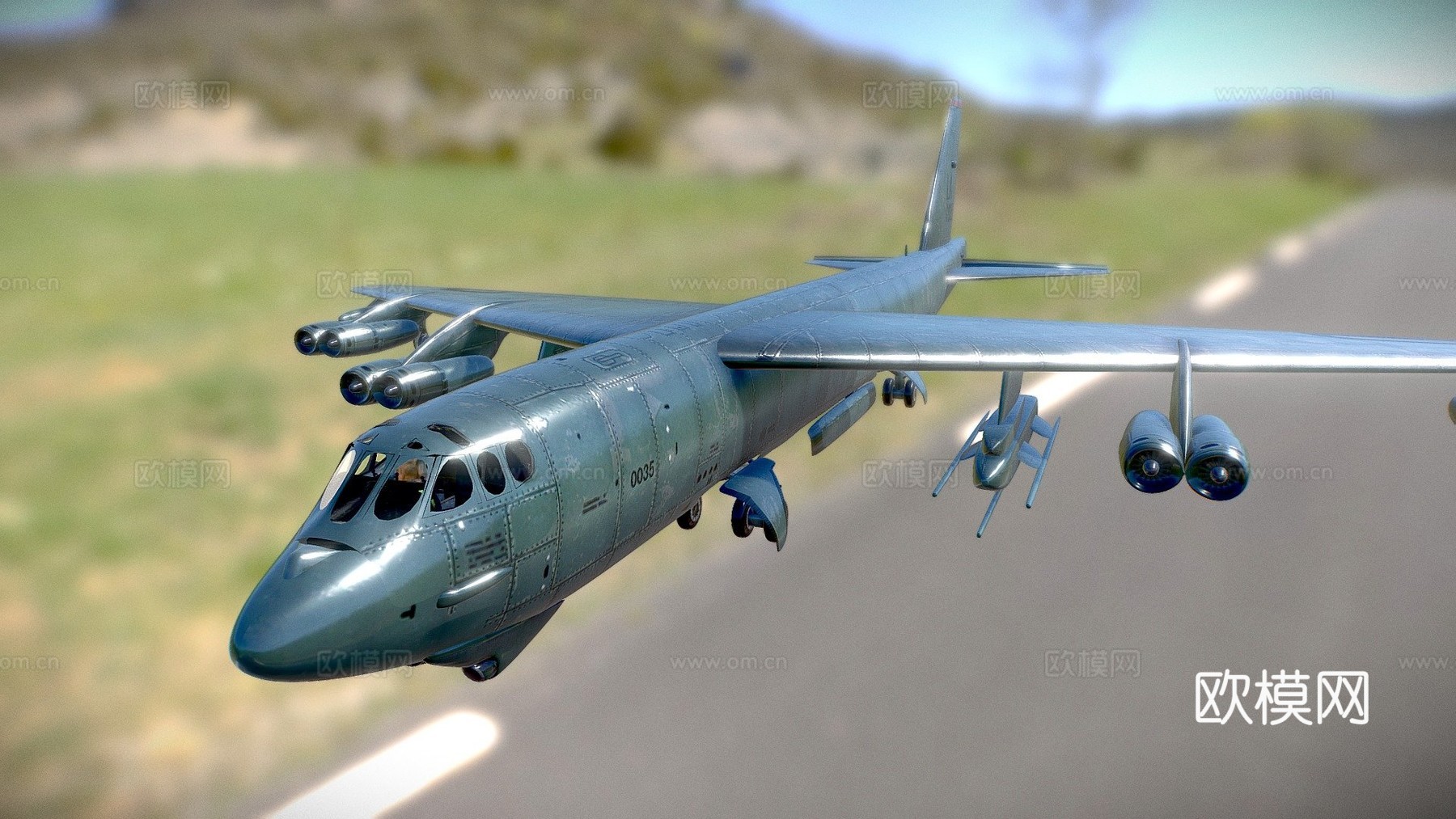 Overlordchaos的飞机作为3d模型下载（渲染图1）