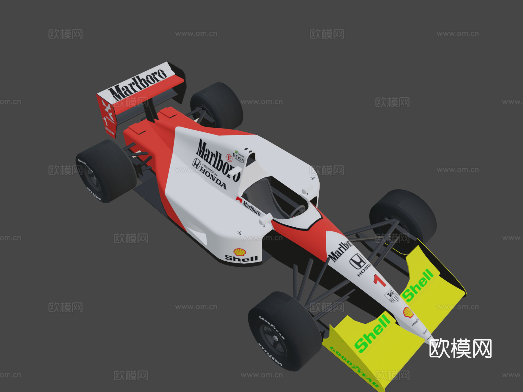 迈凯伦MP4-63d模型下载（渲染图7）