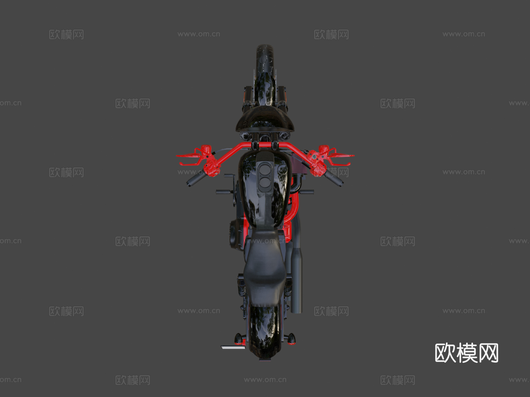 哈雷戴维森FXDLS戴纳低骑手S3d模型下载（渲染图6）