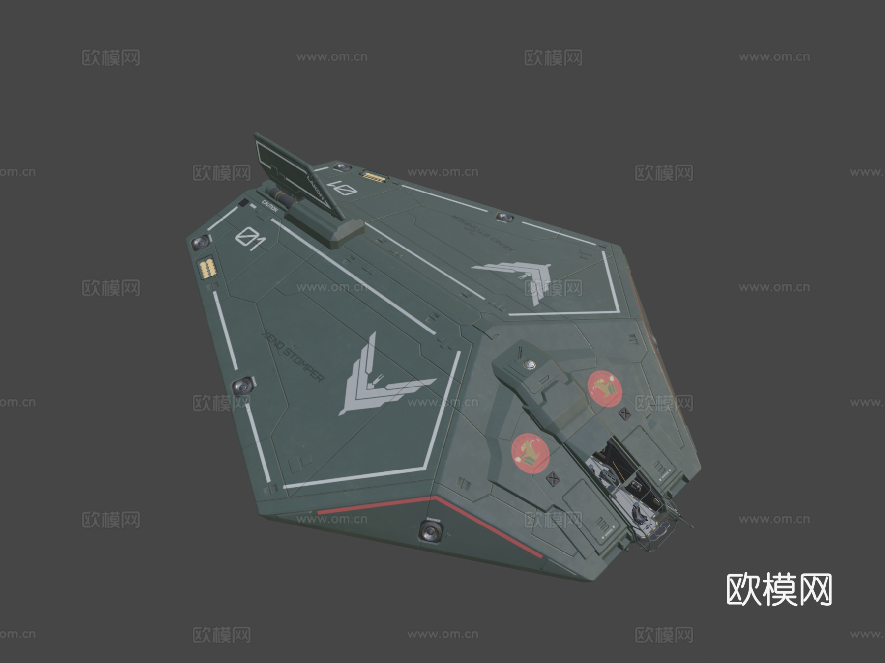 阿斯普猎手 =精英危险= 粉丝艺术3d模型下载（渲染图7）