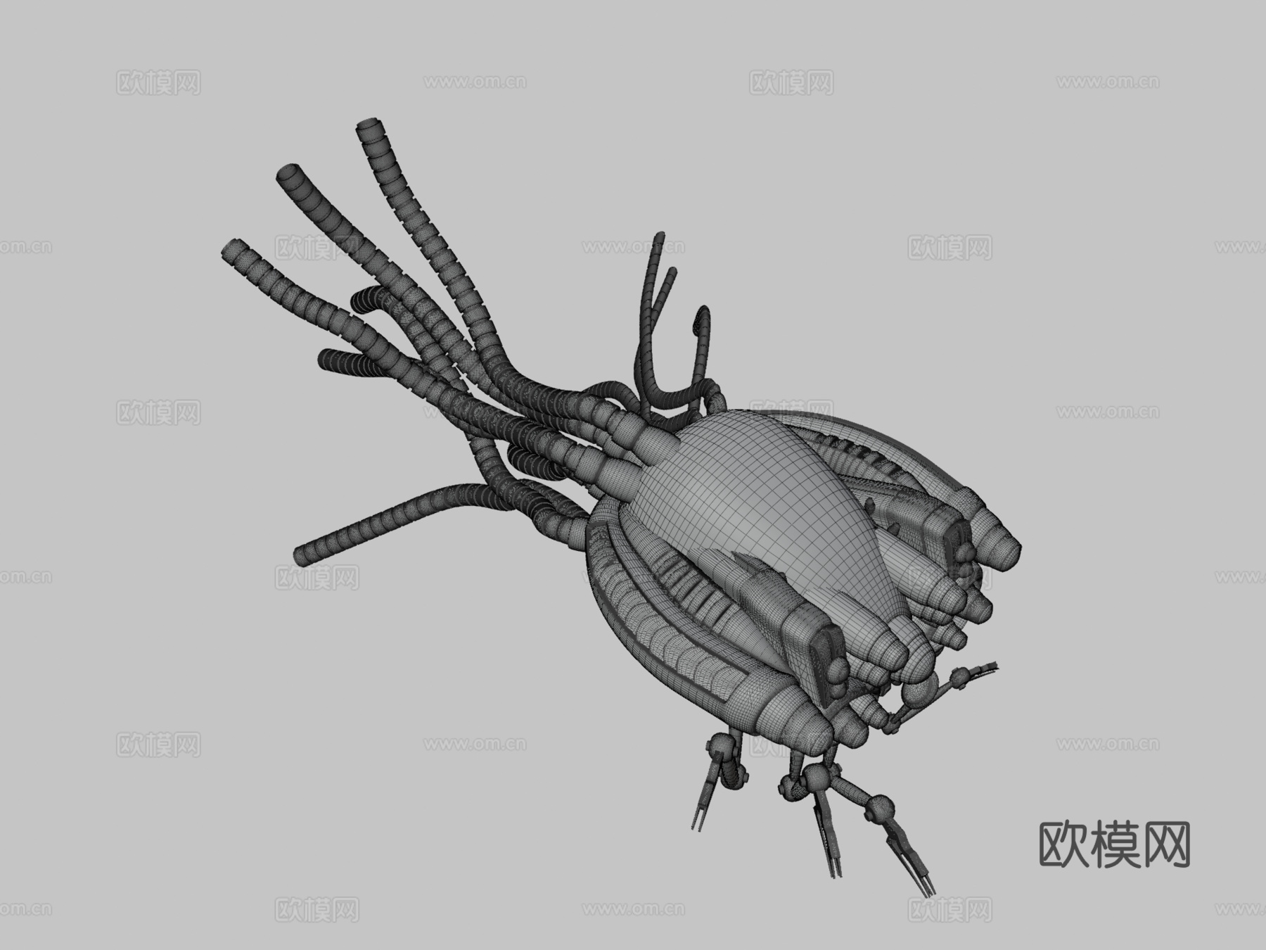 哨兵-黑客帝国3d模型下载（渲染图3）