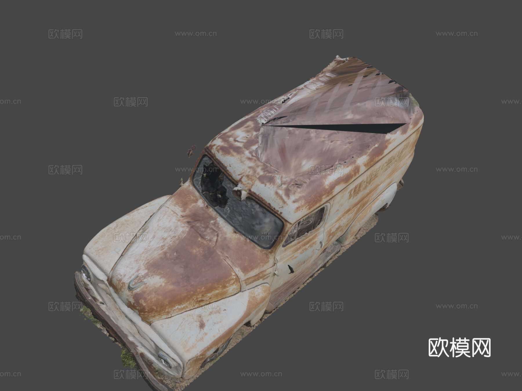 国际收割者货车（纳尔逊，内华达州）3d模型下载（渲染图8）