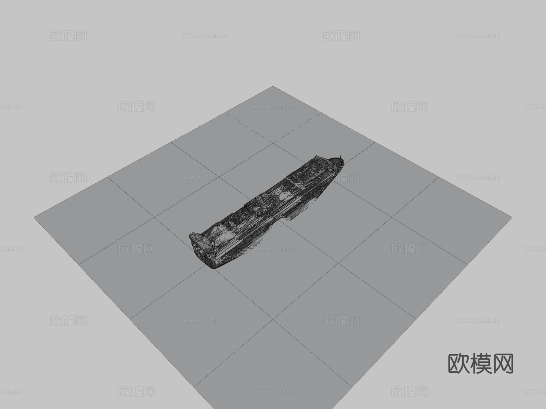 加勒比公主号游轮3d模型下载（渲染图3）