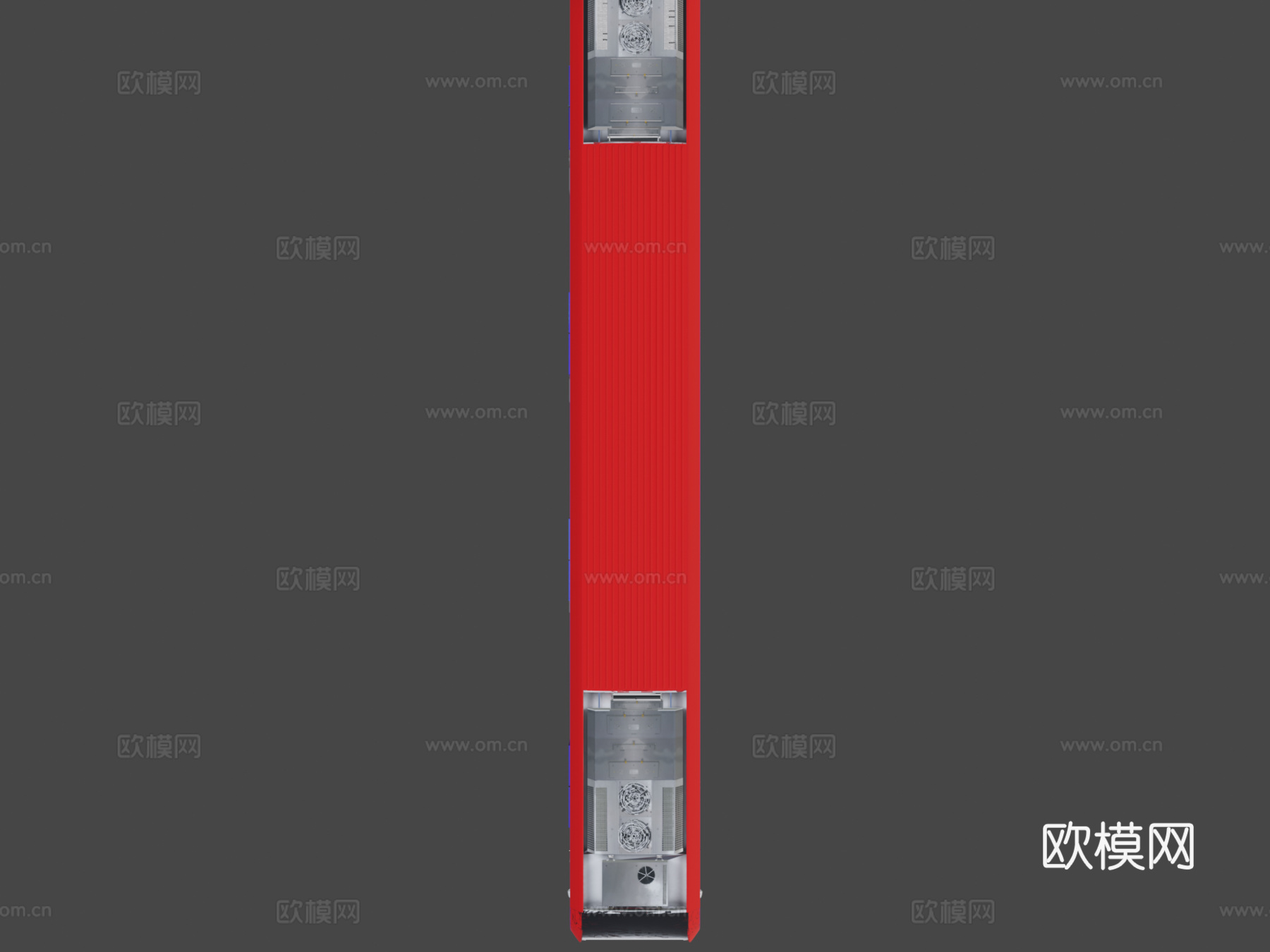 新莫斯科地铁车厢81-765系列3d模型下载（渲染图6）