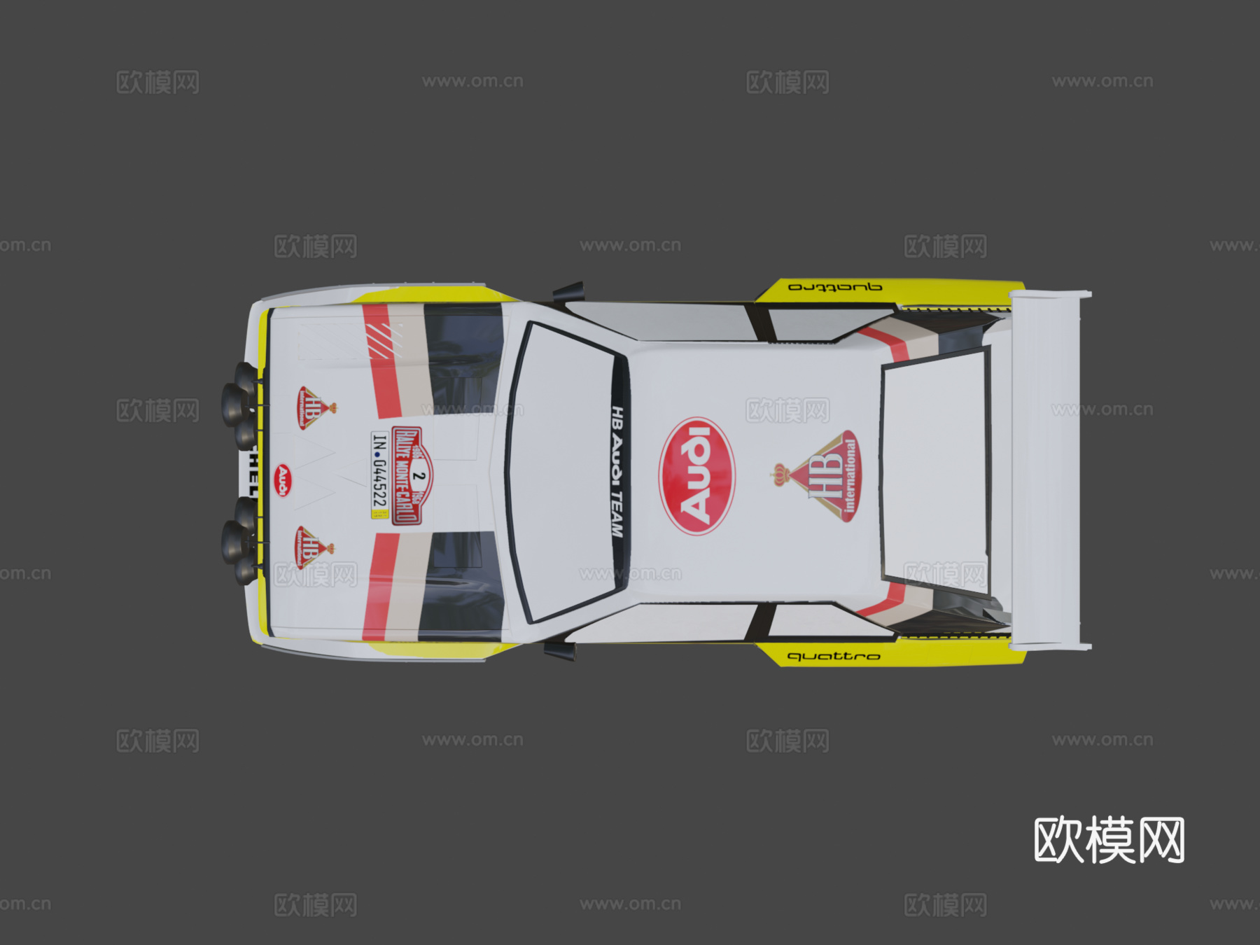 奥迪Quattro S1 E23d模型下载（渲染图7）