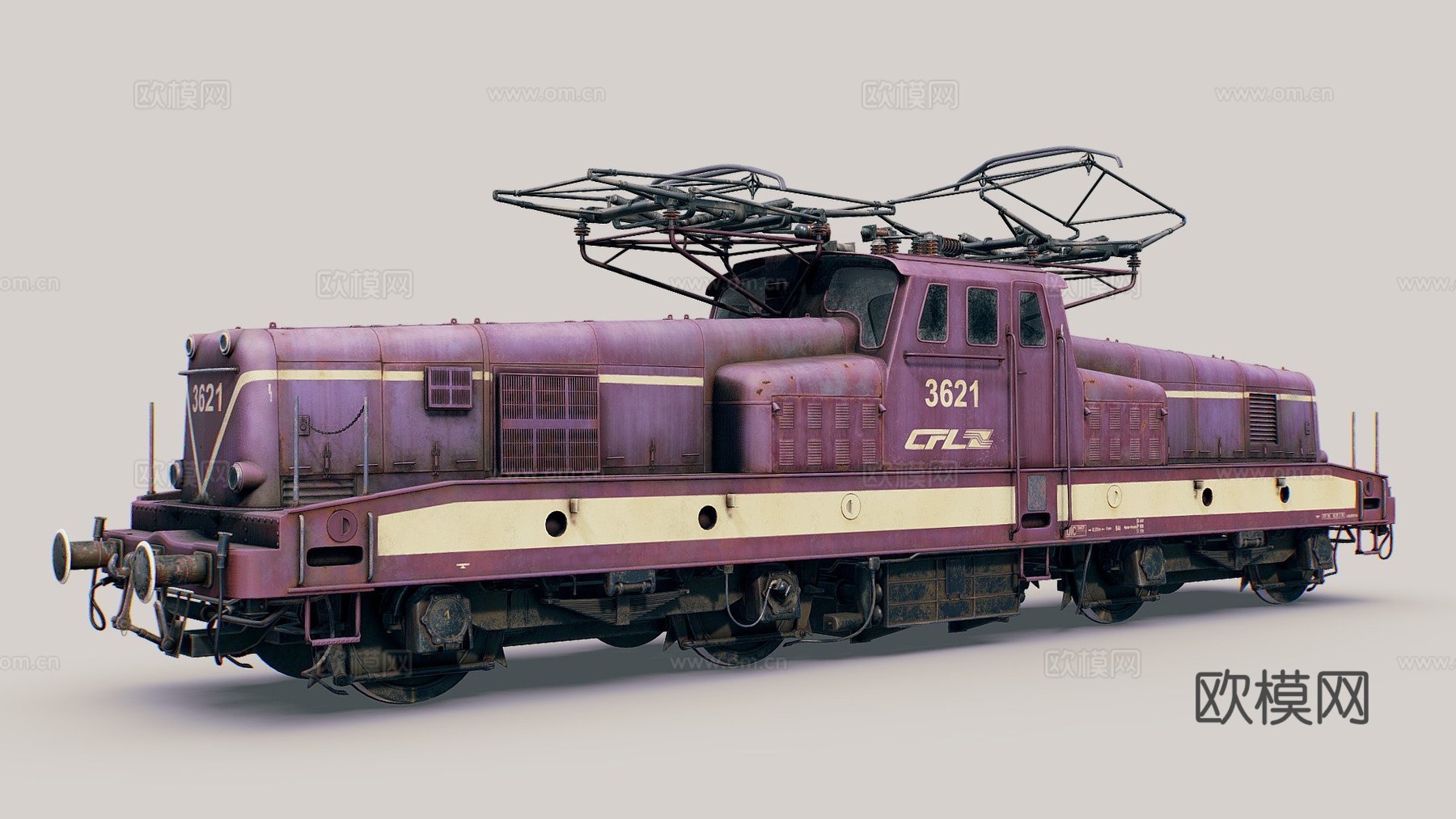 CFL 3600级3d模型下载（渲染图1）