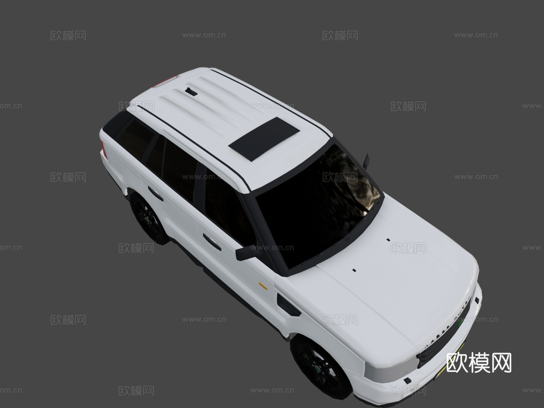 路虎揽胜运动版3d模型下载（渲染图8）