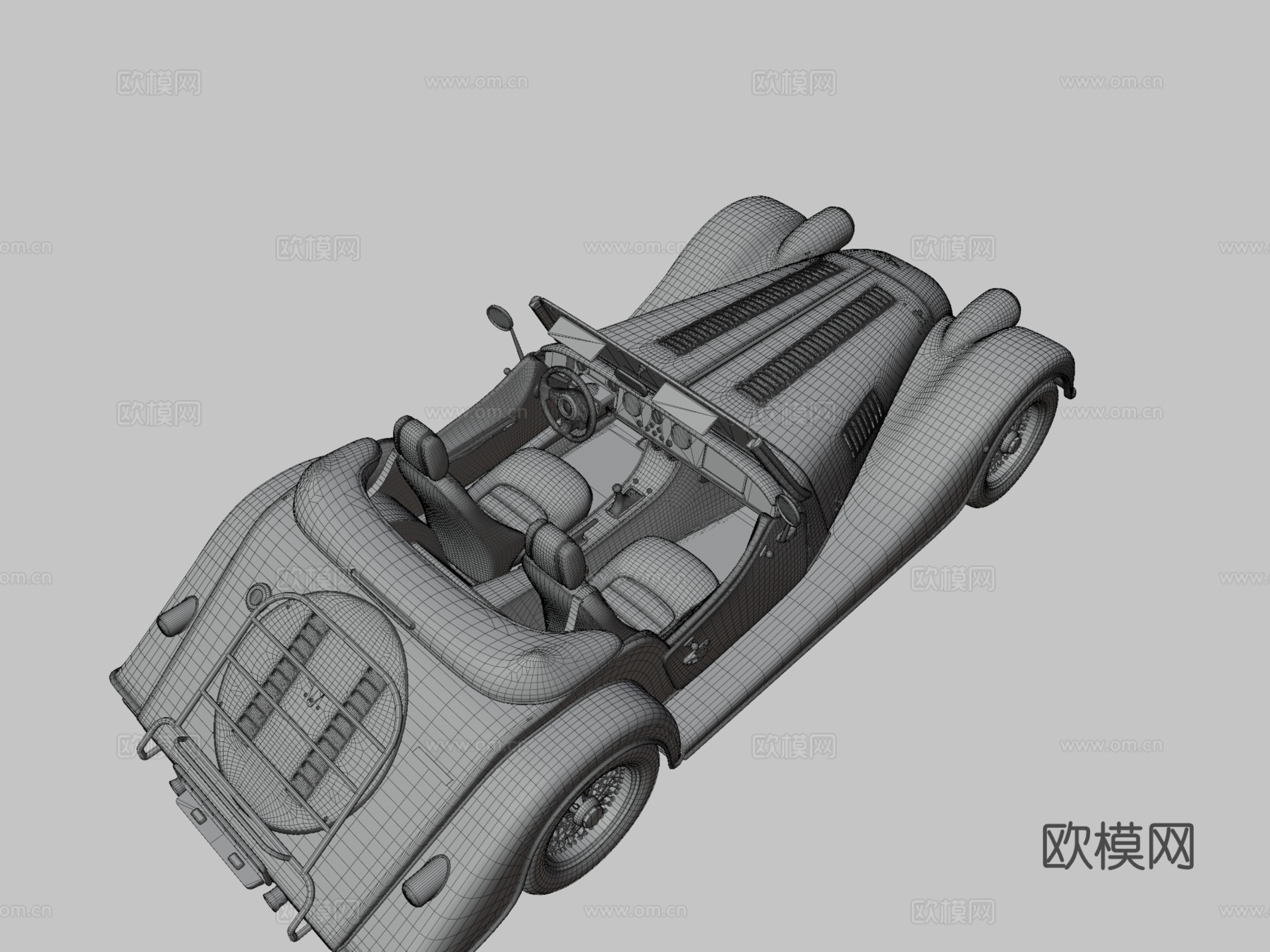 摩根加四3d模型下载（渲染图3）