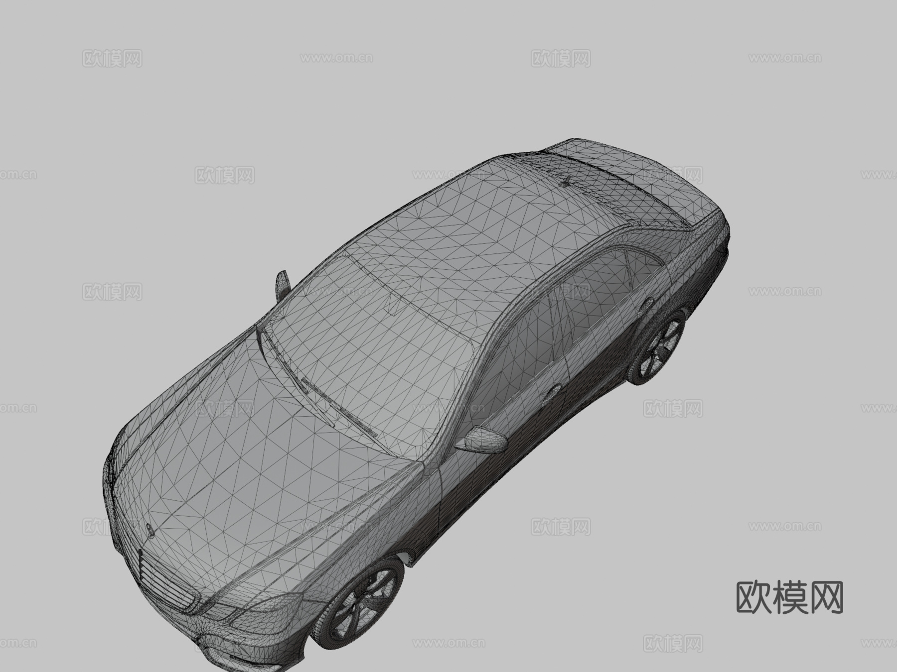 梅赛德斯-奔驰E级w2123d模型下载（渲染图3）