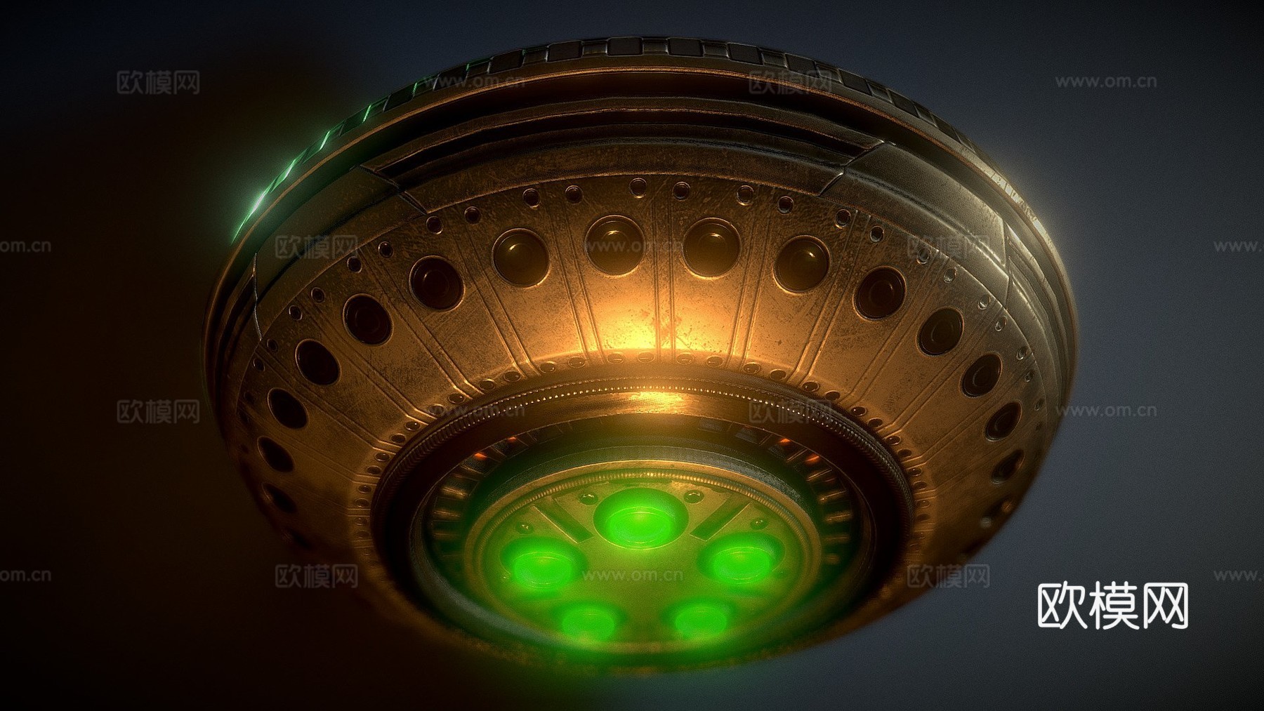 UFO类型83d模型下载（渲染图1）