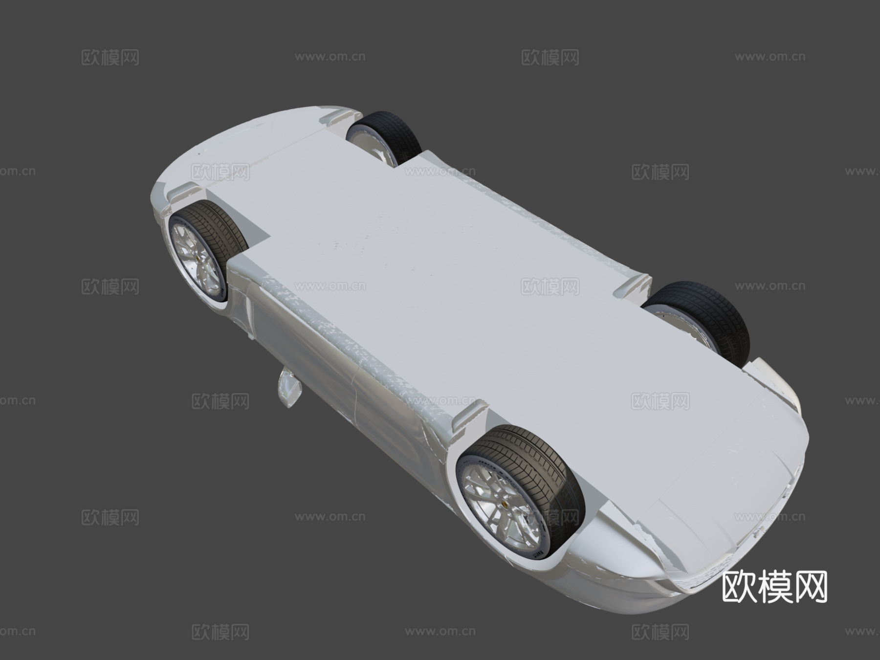 保时捷泰坎涡轮S跨界旅行车20213d模型下载（渲染图7）