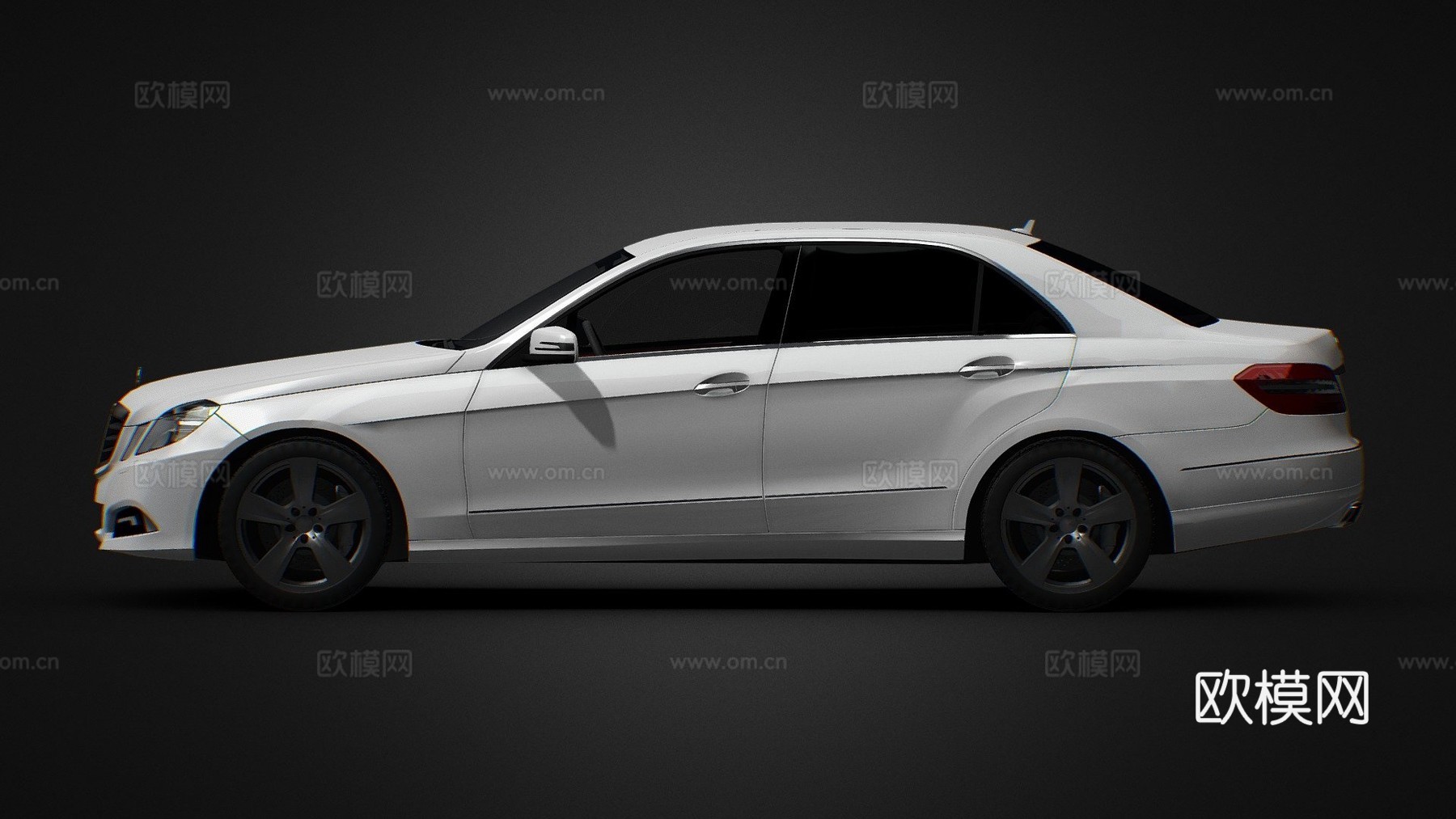 梅赛德斯-奔驰E级w2123d模型下载（渲染图1）
