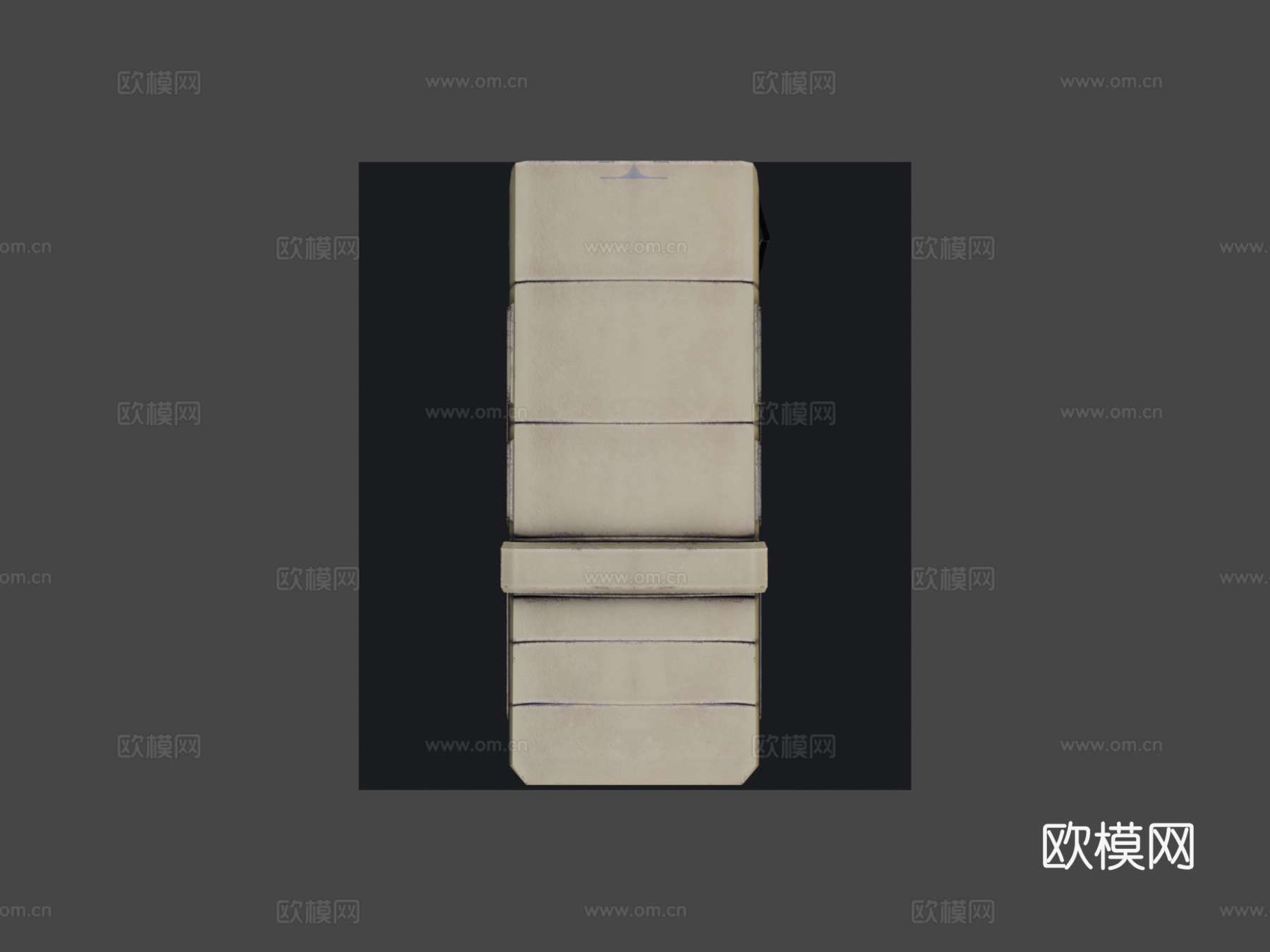 毁坏巴士 - 风格化3d模型下载（渲染图7）