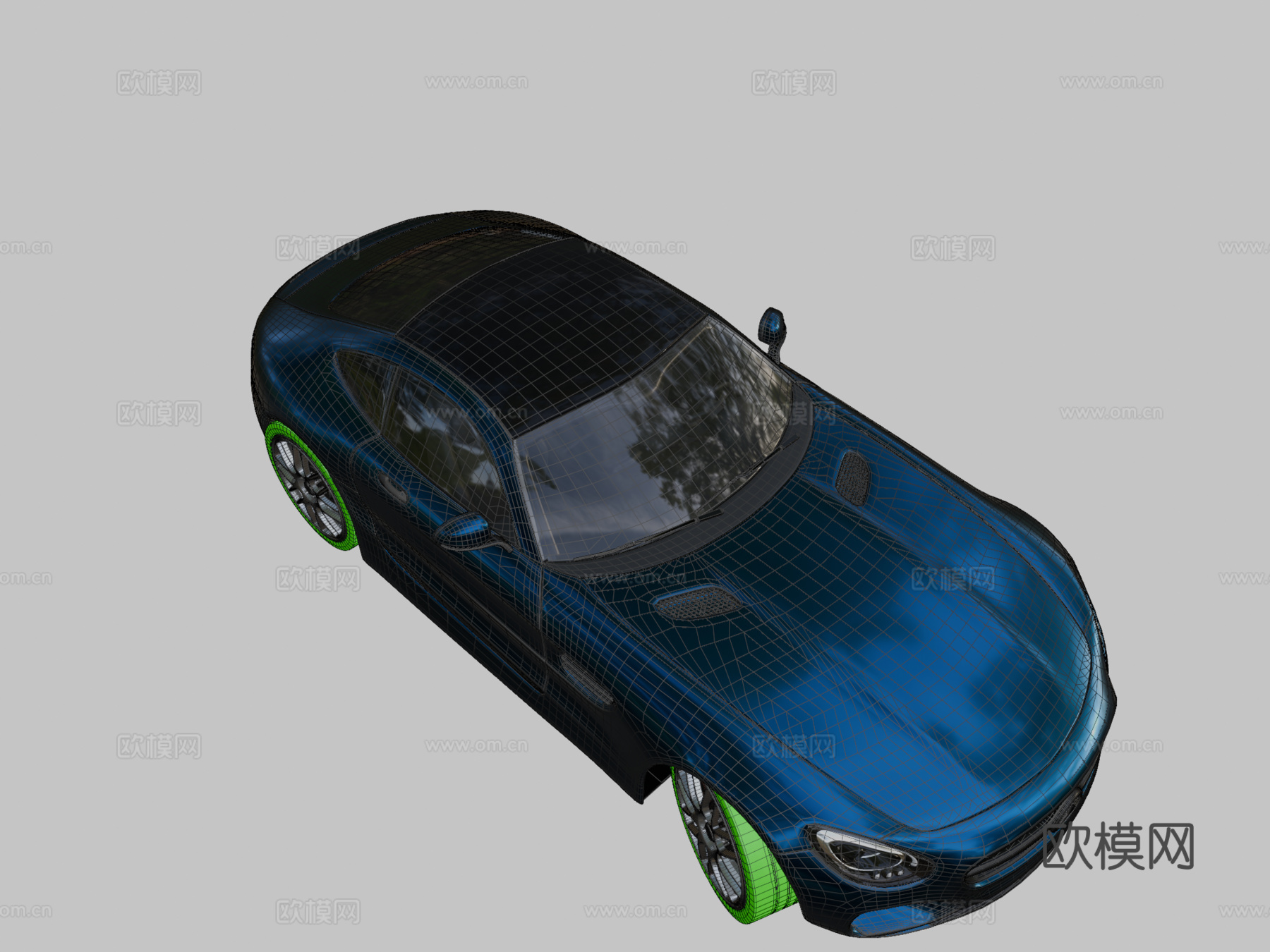 梅赛德斯-奔驰AMG-GT 20153d模型下载（渲染图2）