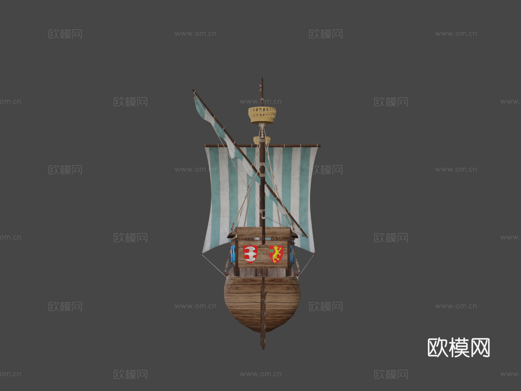 船J3d模型下载（渲染图6）